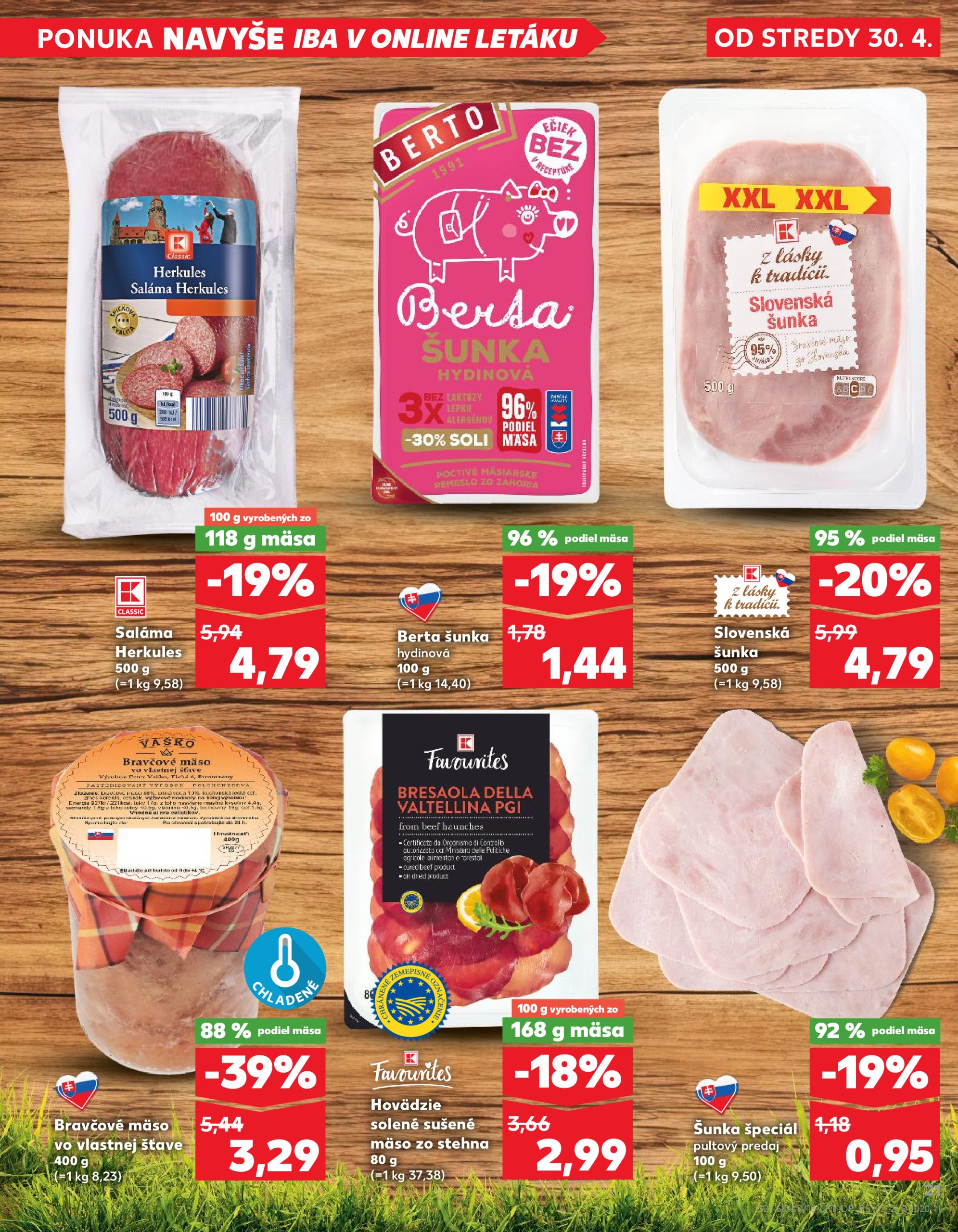 kaufland - Kaufland leták platný od 30.04. - 06.05. - page: 21 kaufland - Kaufland leták platný od 30.04. - 06.05. - page: 21
