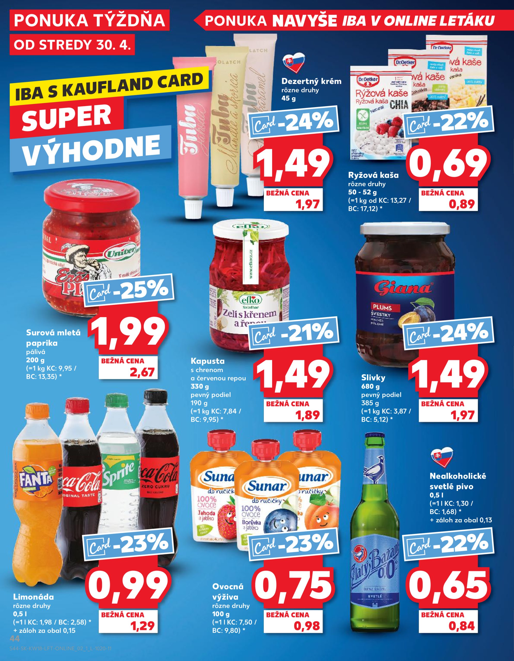 kaufland - Kaufland leták platný od 30.04. - 06.05. - page: 44 kaufland - Kaufland leták platný od 30.04. - 06.05. - page: 44