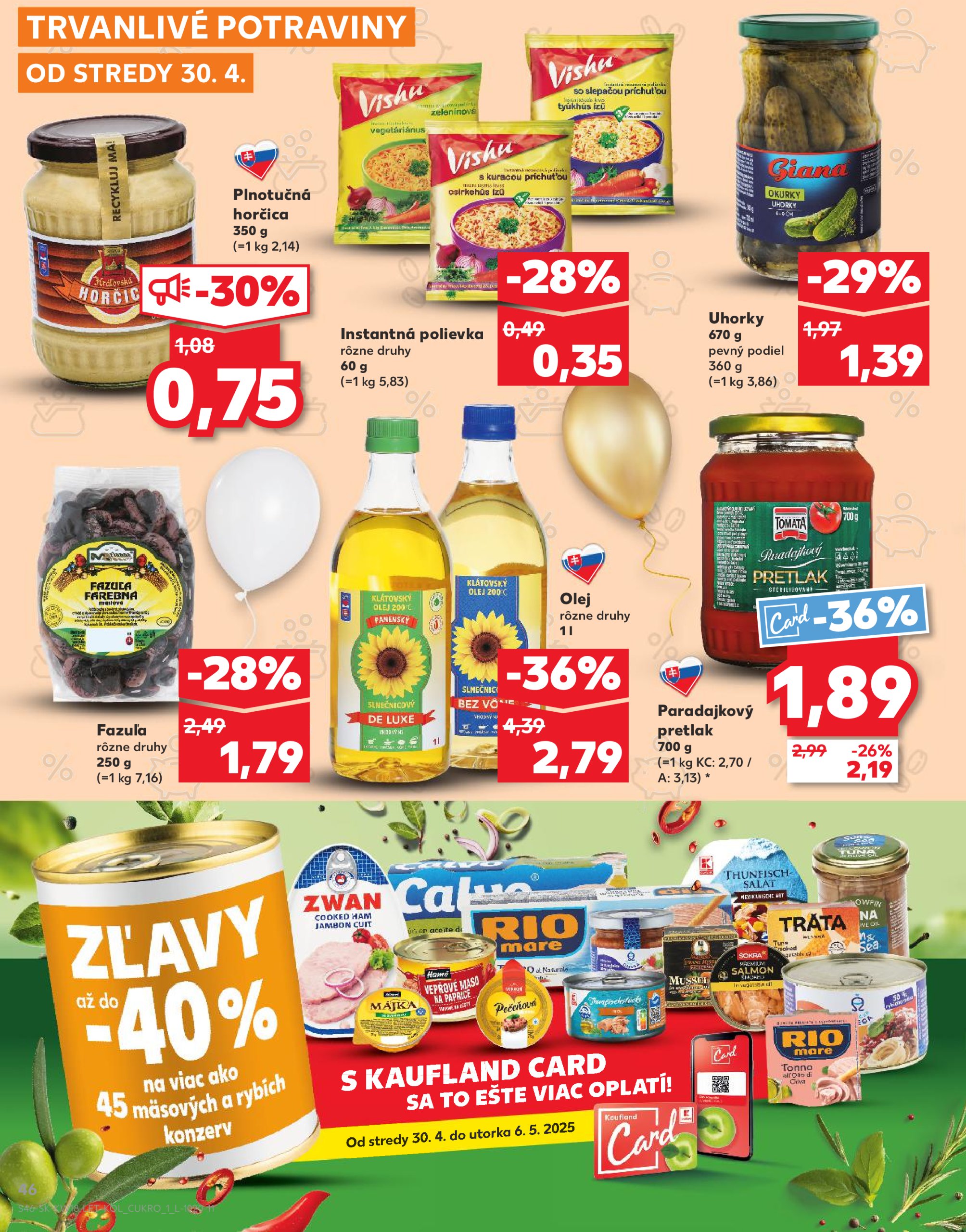 kaufland - Kaufland leták platný od 30.04. - 06.05. - page: 46 kaufland - Kaufland leták platný od 30.04. - 06.05. - page: 46