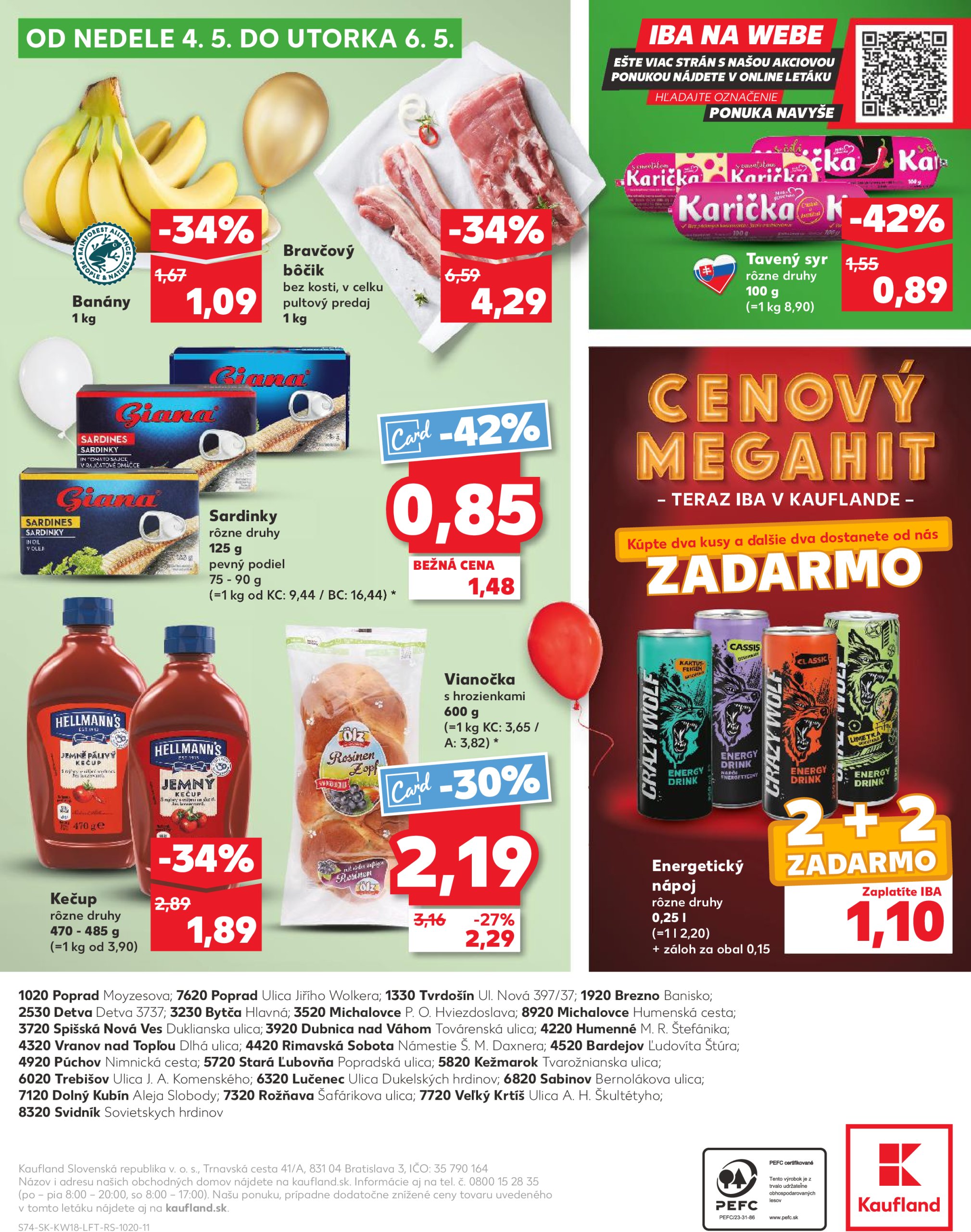 kaufland - Kaufland leták platný od 30.04. - 06.05. - page: 74 kaufland - Kaufland leták platný od 30.04. - 06.05. - page: 74