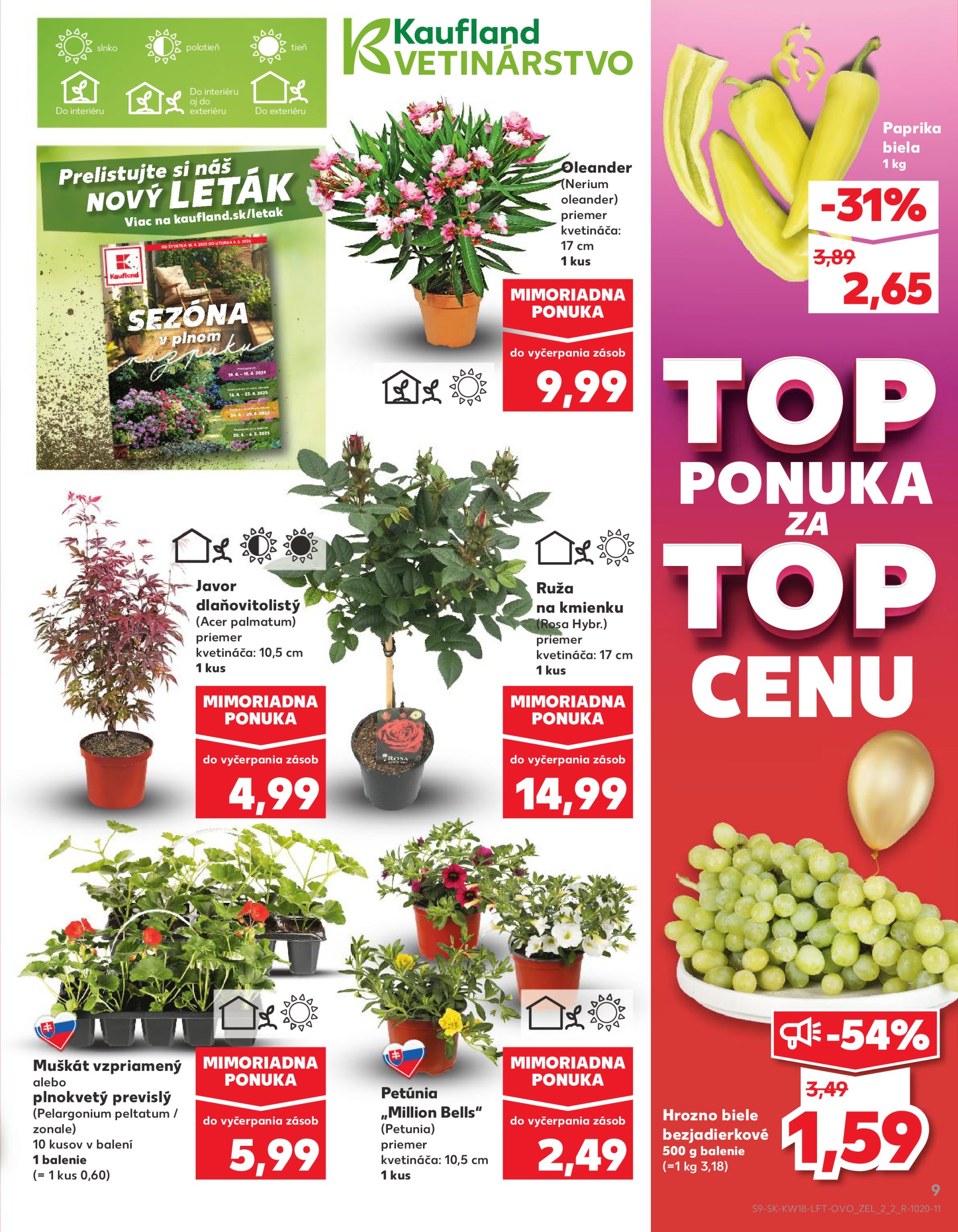 kaufland - Kaufland leták platný od 30.04. - 06.05. - page: 9 kaufland - Kaufland leták platný od 30.04. - 06.05. - page: 9