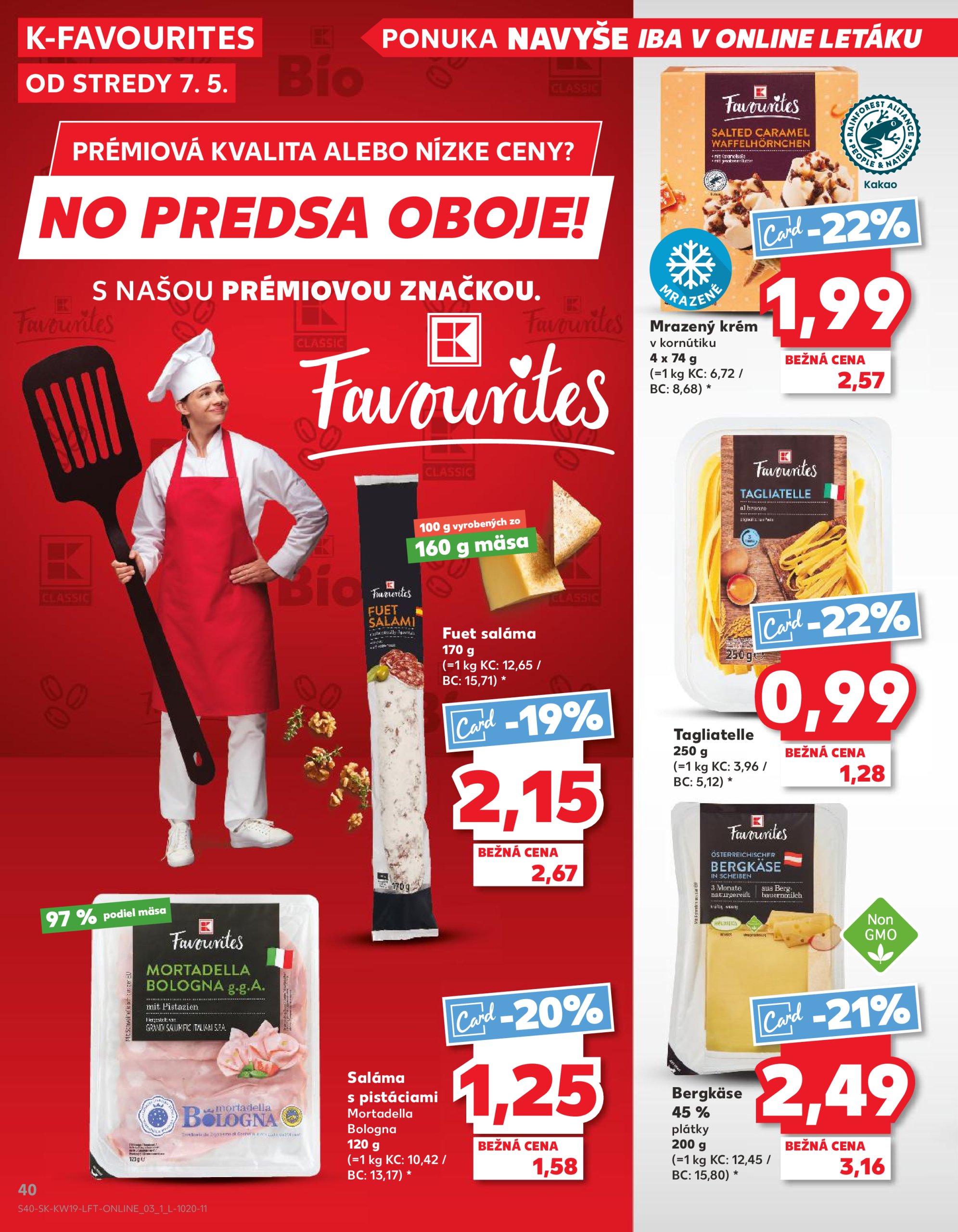 kaufland - Kaufland leták platný od 07.05. - 14.05. - page: 40 kaufland - Kaufland leták platný od 07.05. - 14.05. - page: 40