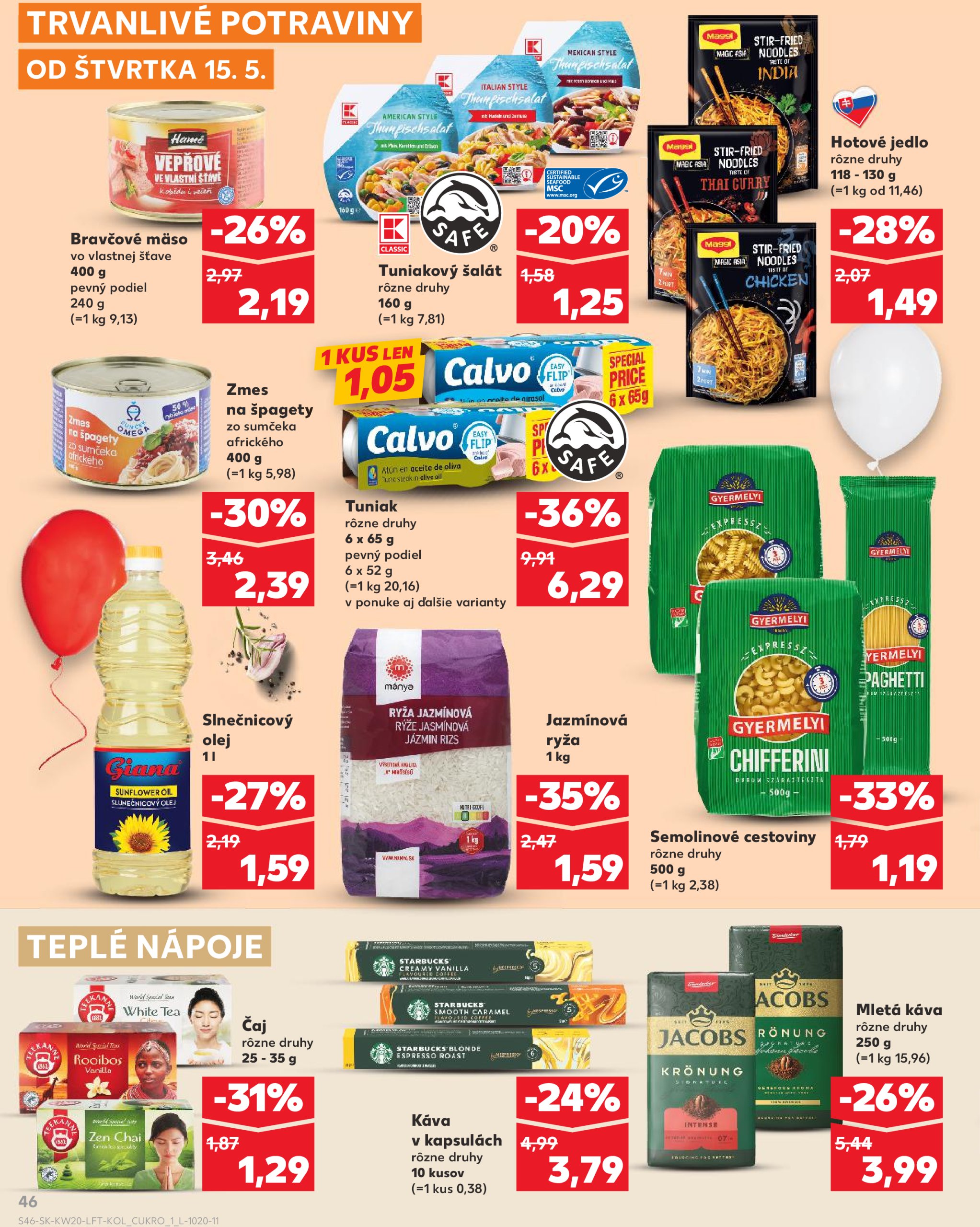 kaufland - Kaufland leták platný od 15.05. - 21.05. - page: 46 kaufland - Kaufland leták platný od 15.05. - 21.05. - page: 46