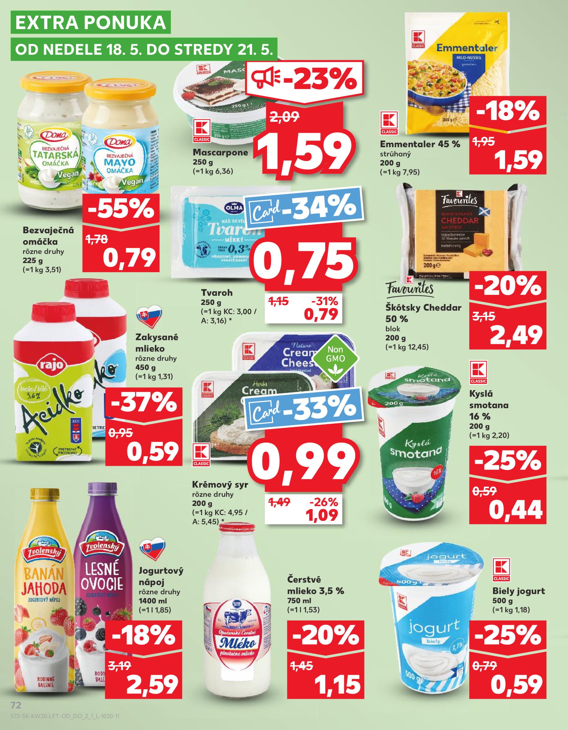 kaufland - Kaufland leták platný od 15.05. - 21.05. - page: 72 kaufland - Kaufland leták platný od 15.05. - 21.05. - page: 72
