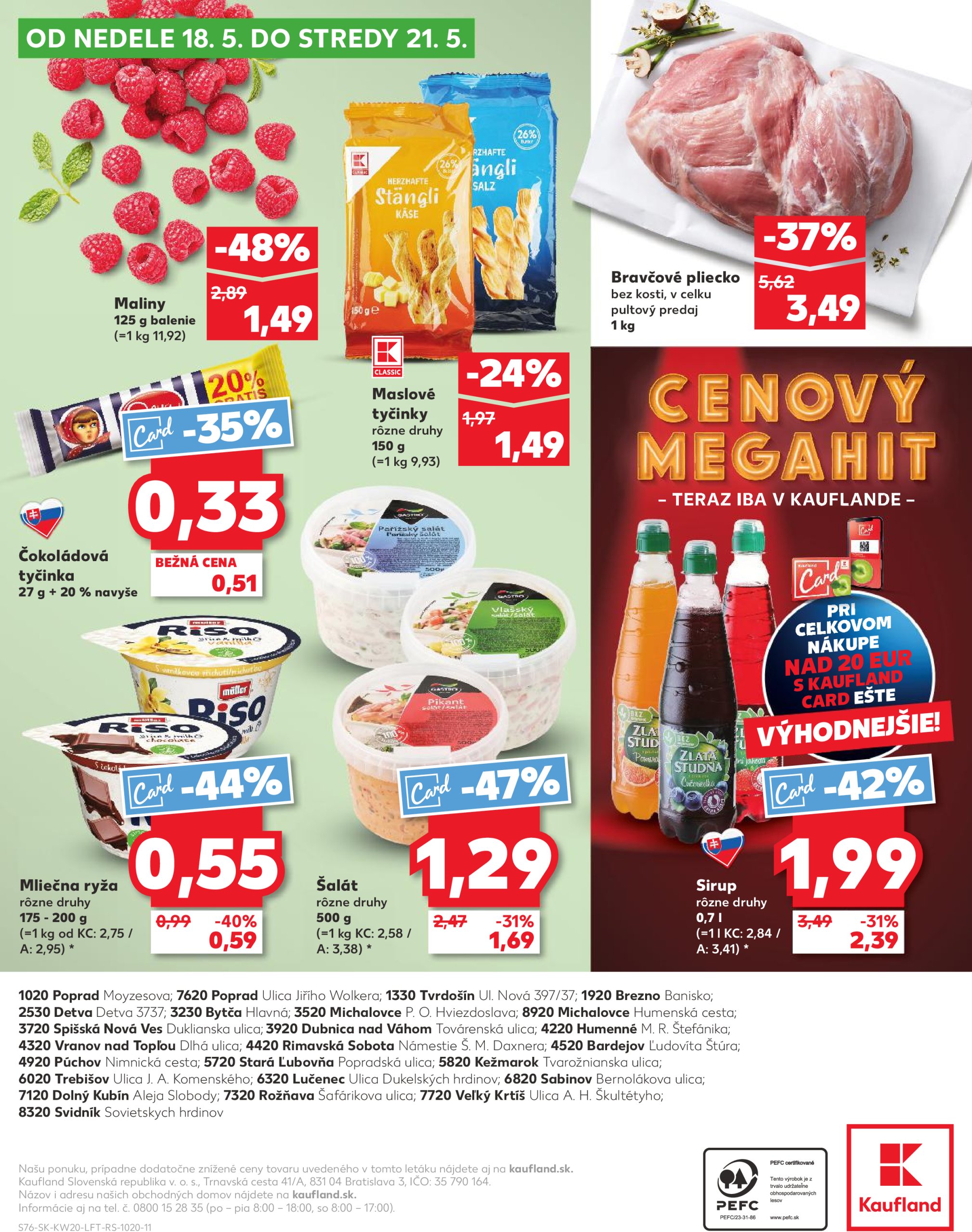 kaufland - Kaufland leták platný od 15.05. - 21.05. - page: 76 kaufland - Kaufland leták platný od 15.05. - 21.05. - page: 76