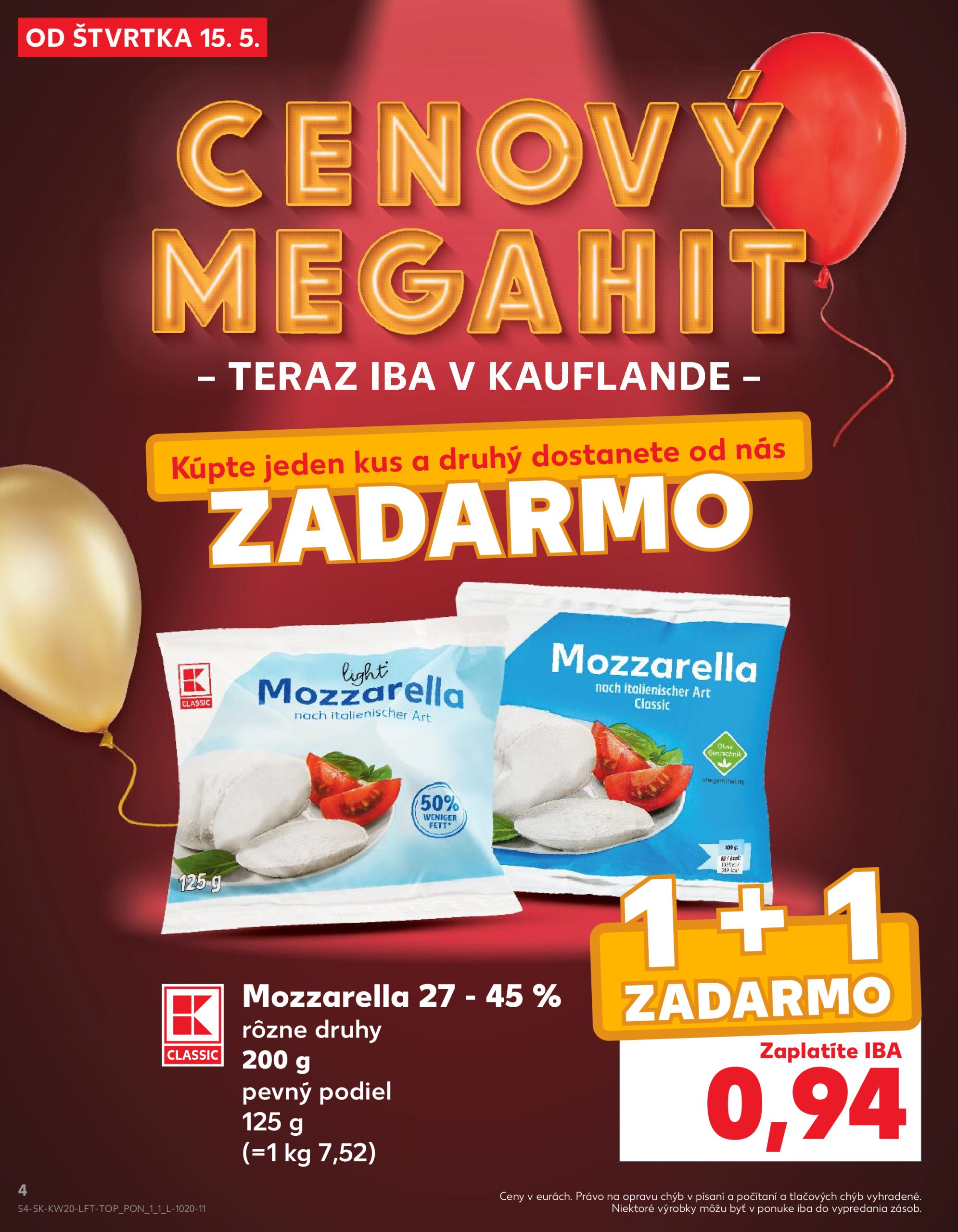 kaufland - Kaufland leták platný od 15.05. - 21.05. - page: 4 kaufland - Kaufland leták platný od 15.05. - 21.05. - page: 4