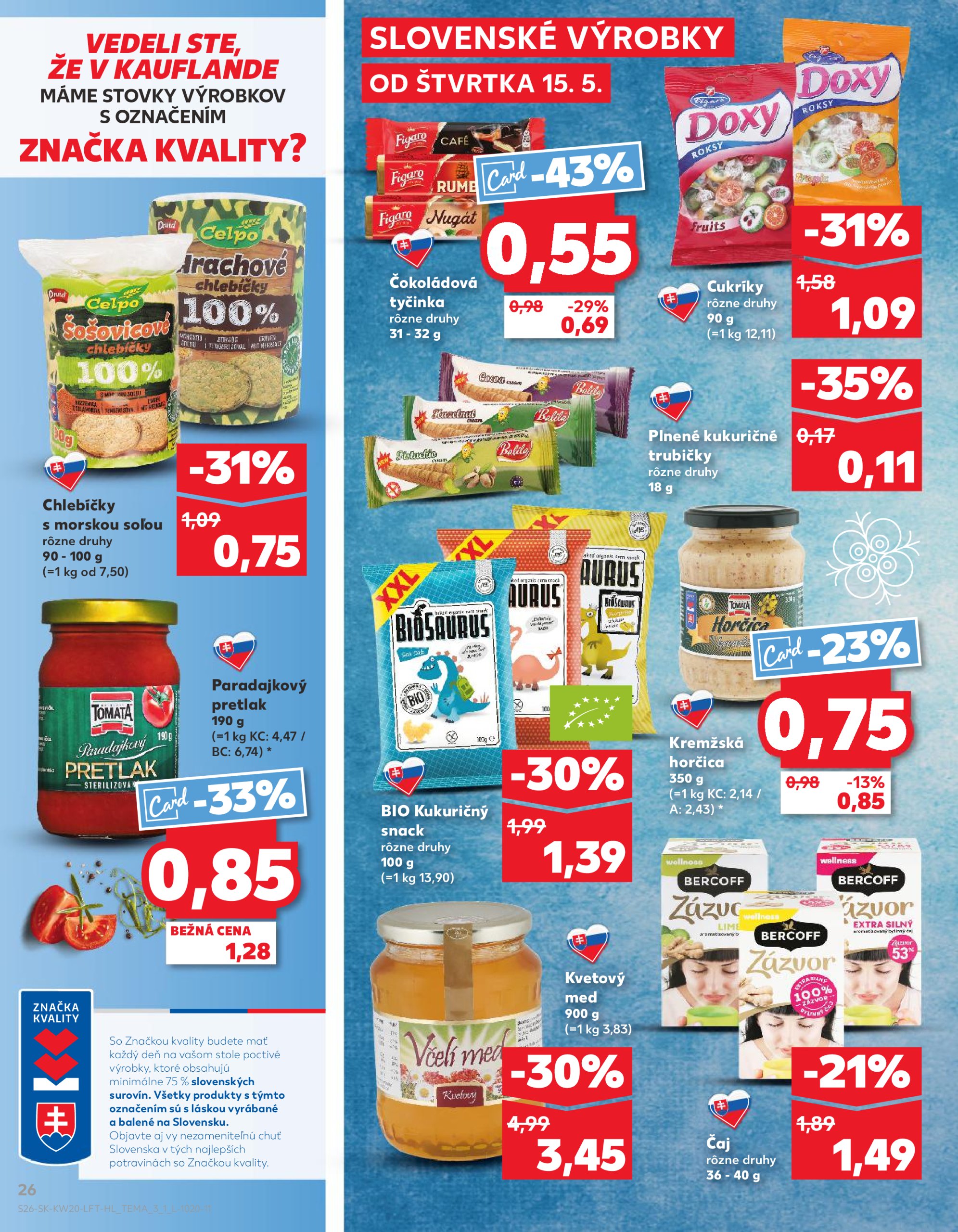kaufland - Kaufland leták platný od 15.05. - 21.05. - page: 26 kaufland - Kaufland leták platný od 15.05. - 21.05. - page: 26