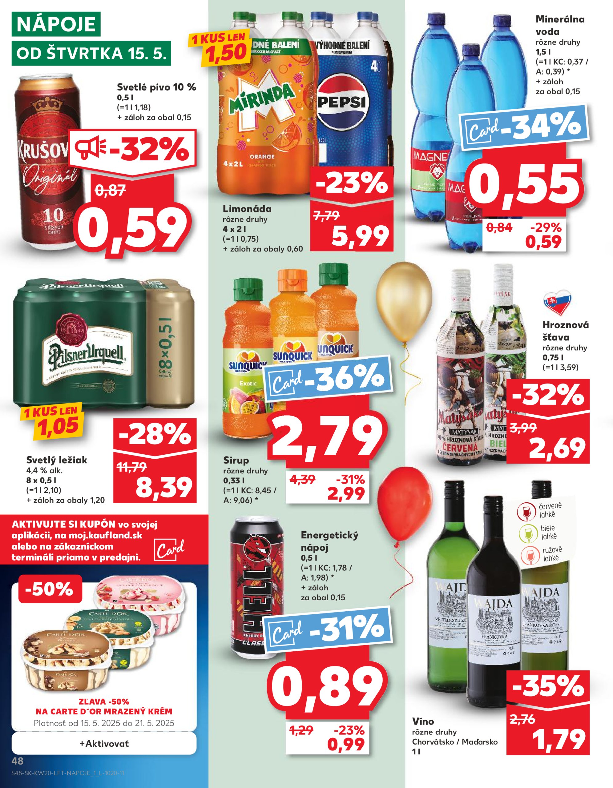 kaufland - Kaufland leták platný od 15.05. - 21.05. - page: 48 kaufland - Kaufland leták platný od 15.05. - 21.05. - page: 48