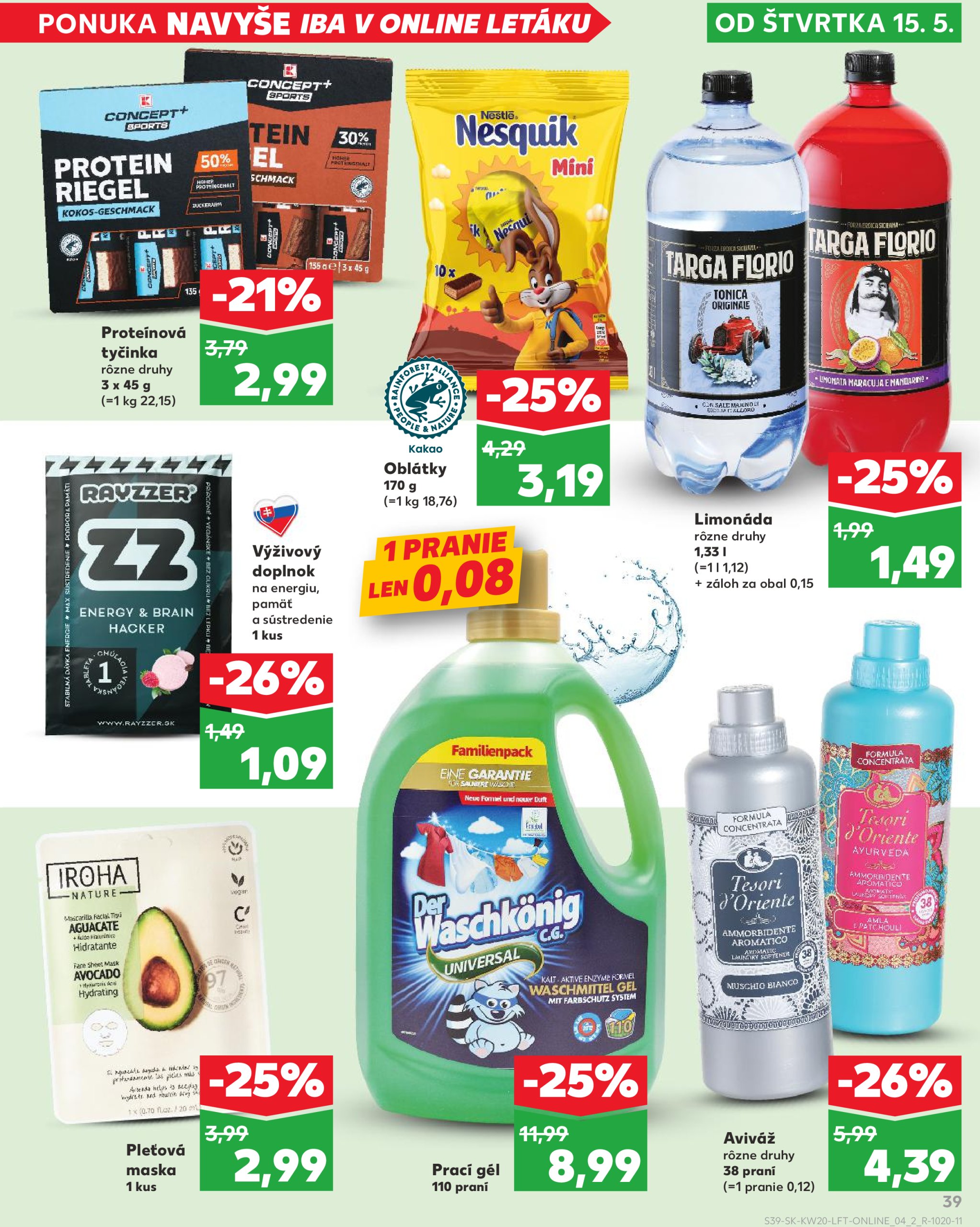 kaufland - Kaufland leták platný od 15.05. - 21.05. - page: 39 kaufland - Kaufland leták platný od 15.05. - 21.05. - page: 39