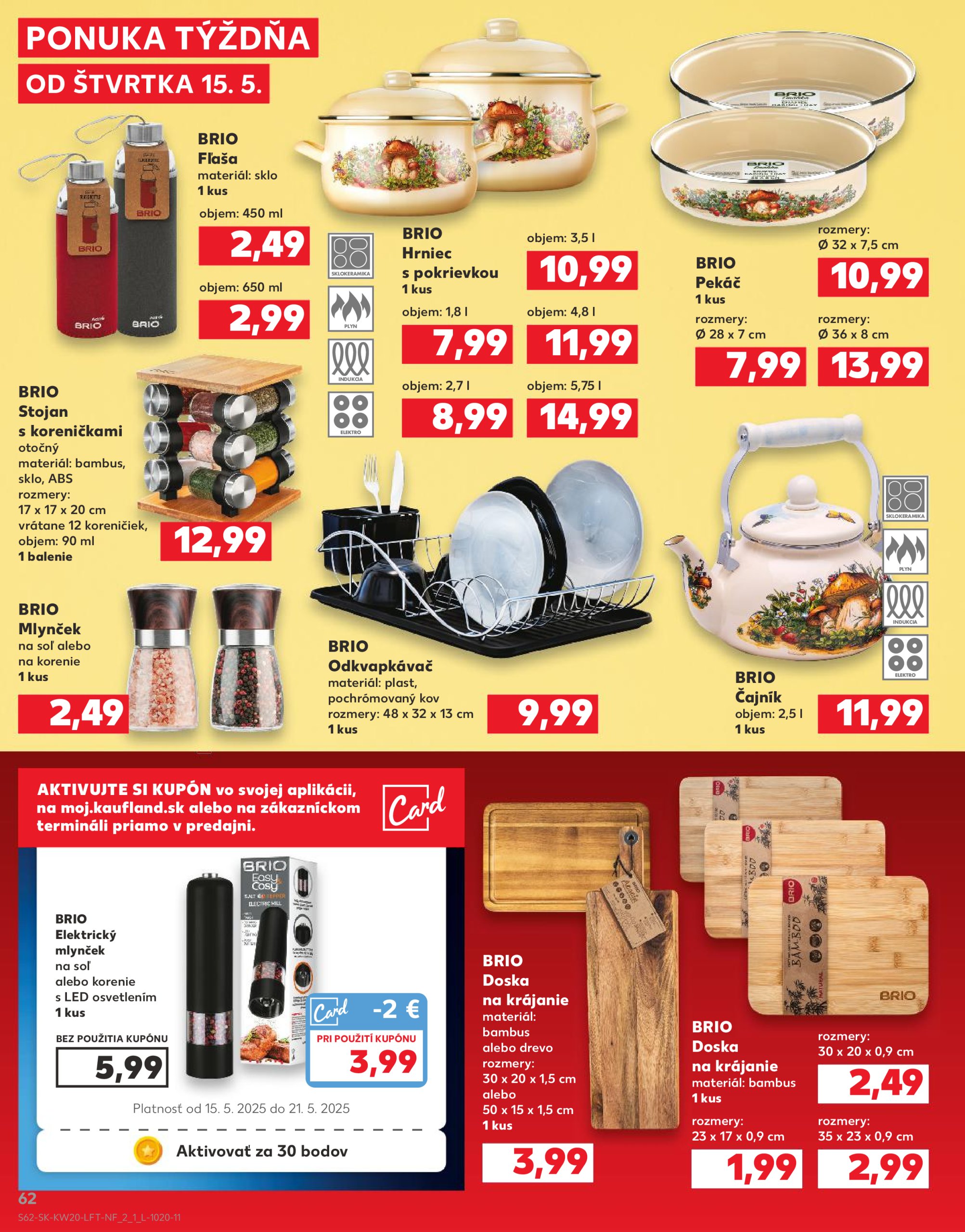 kaufland - Kaufland leták platný od 15.05. - 21.05. - page: 62 kaufland - Kaufland leták platný od 15.05. - 21.05. - page: 62