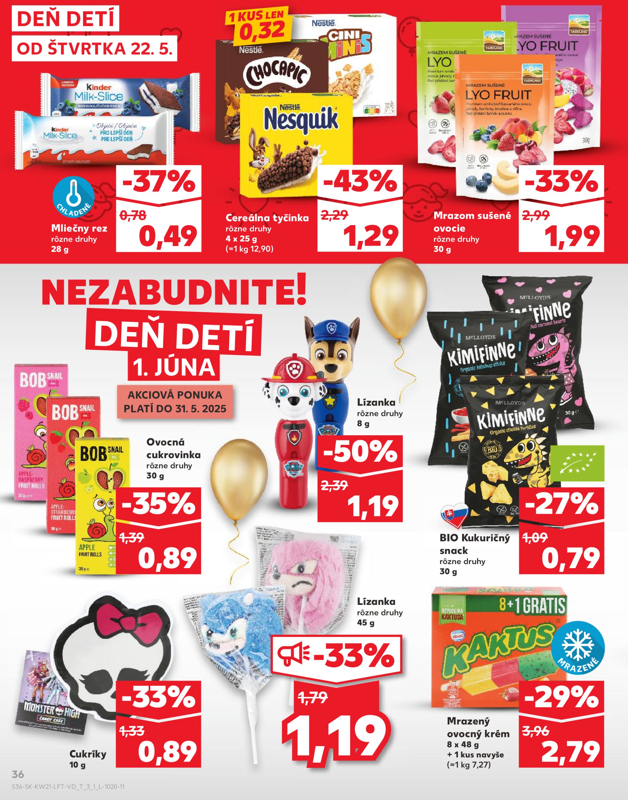 kaufland - Kaufland leták platný od 22.05. - 28.05. - page: 36 kaufland - Kaufland leták platný od 22.05. - 28.05. - page: 36