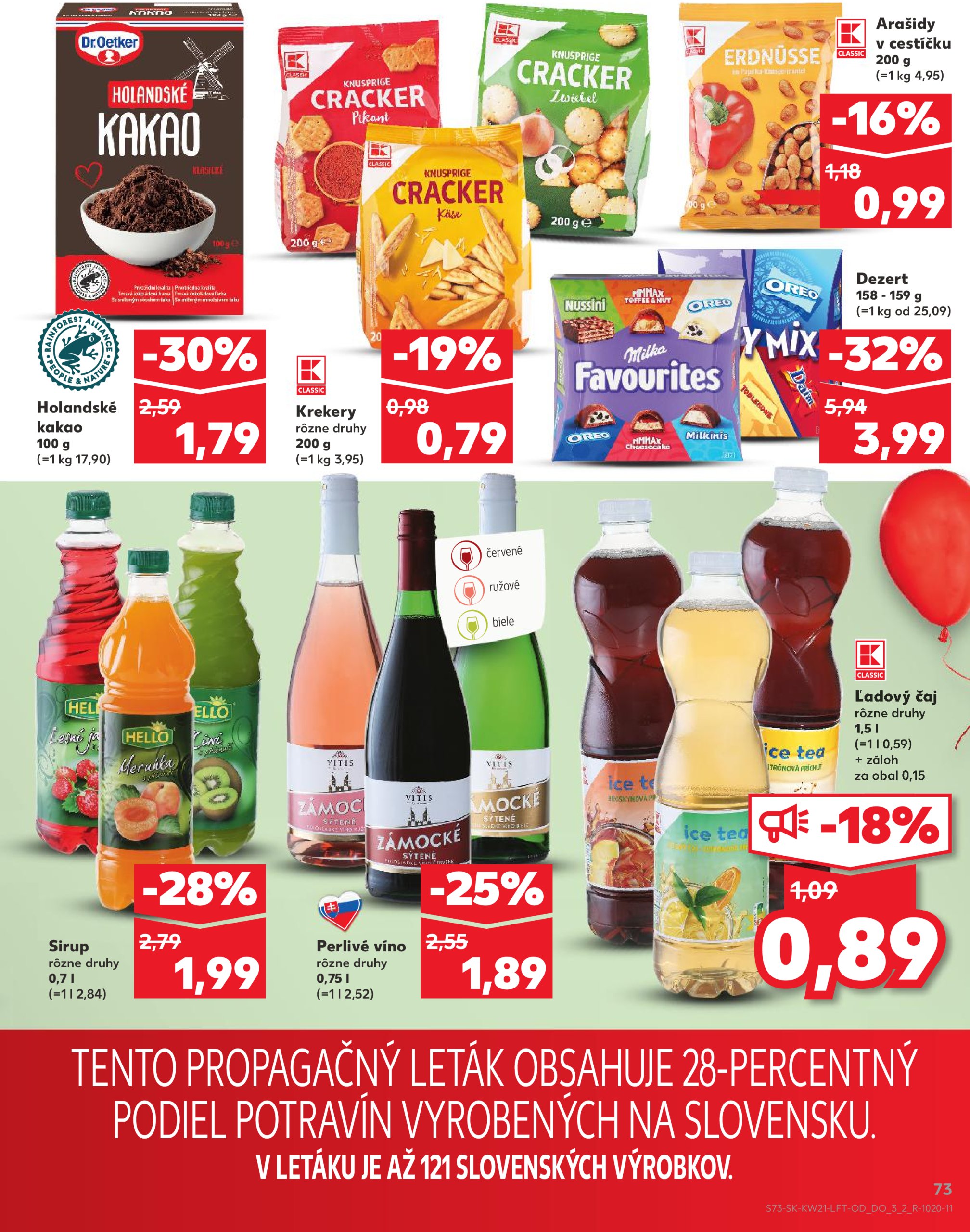 kaufland - Kaufland leták platný od 22.05. - 28.05. - page: 73 kaufland - Kaufland leták platný od 22.05. - 28.05. - page: 73