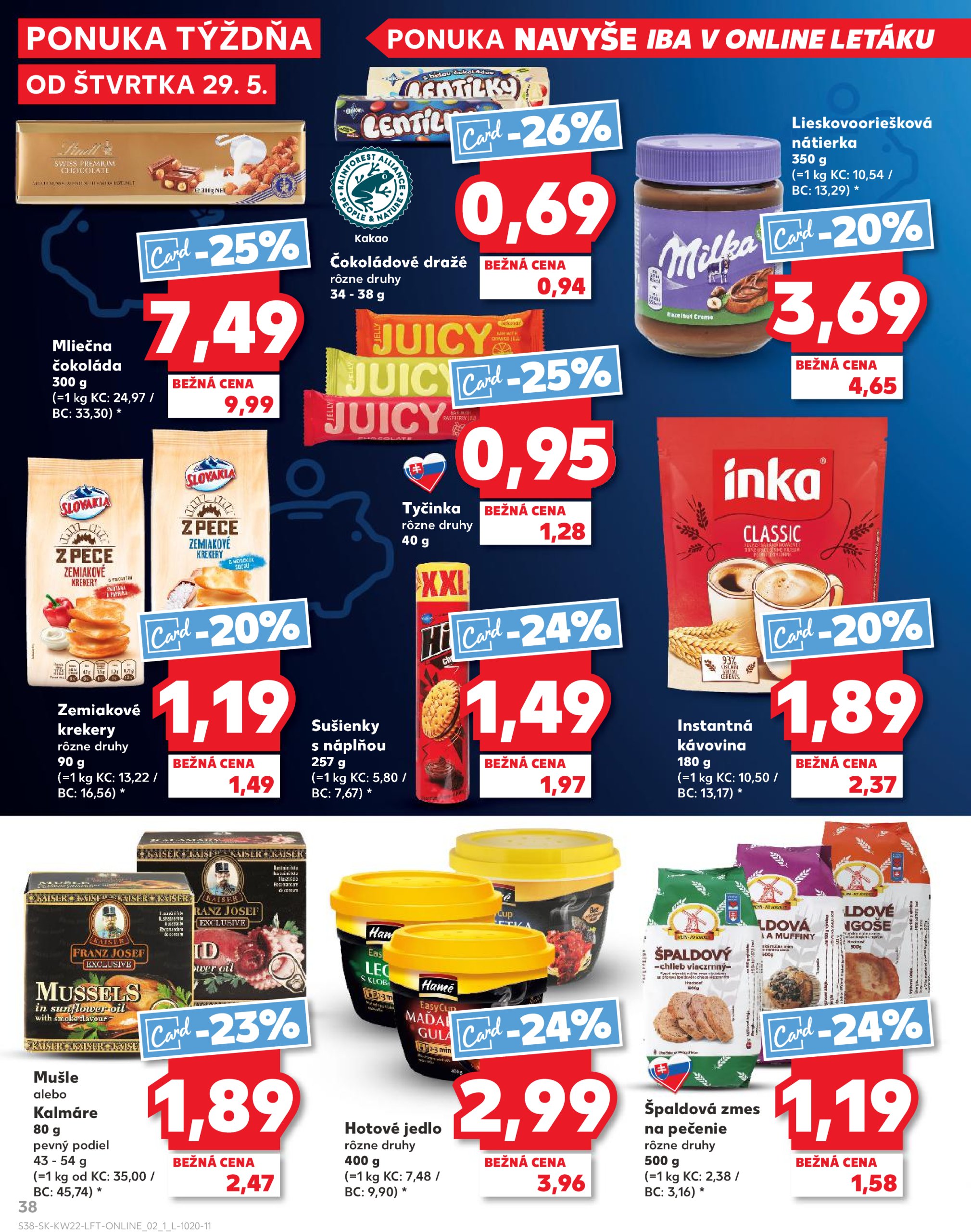 kaufland - Kaufland leták platný od 29.05. - 04.06. - page: 38 kaufland - Kaufland leták platný od 29.05. - 04.06. - page: 38