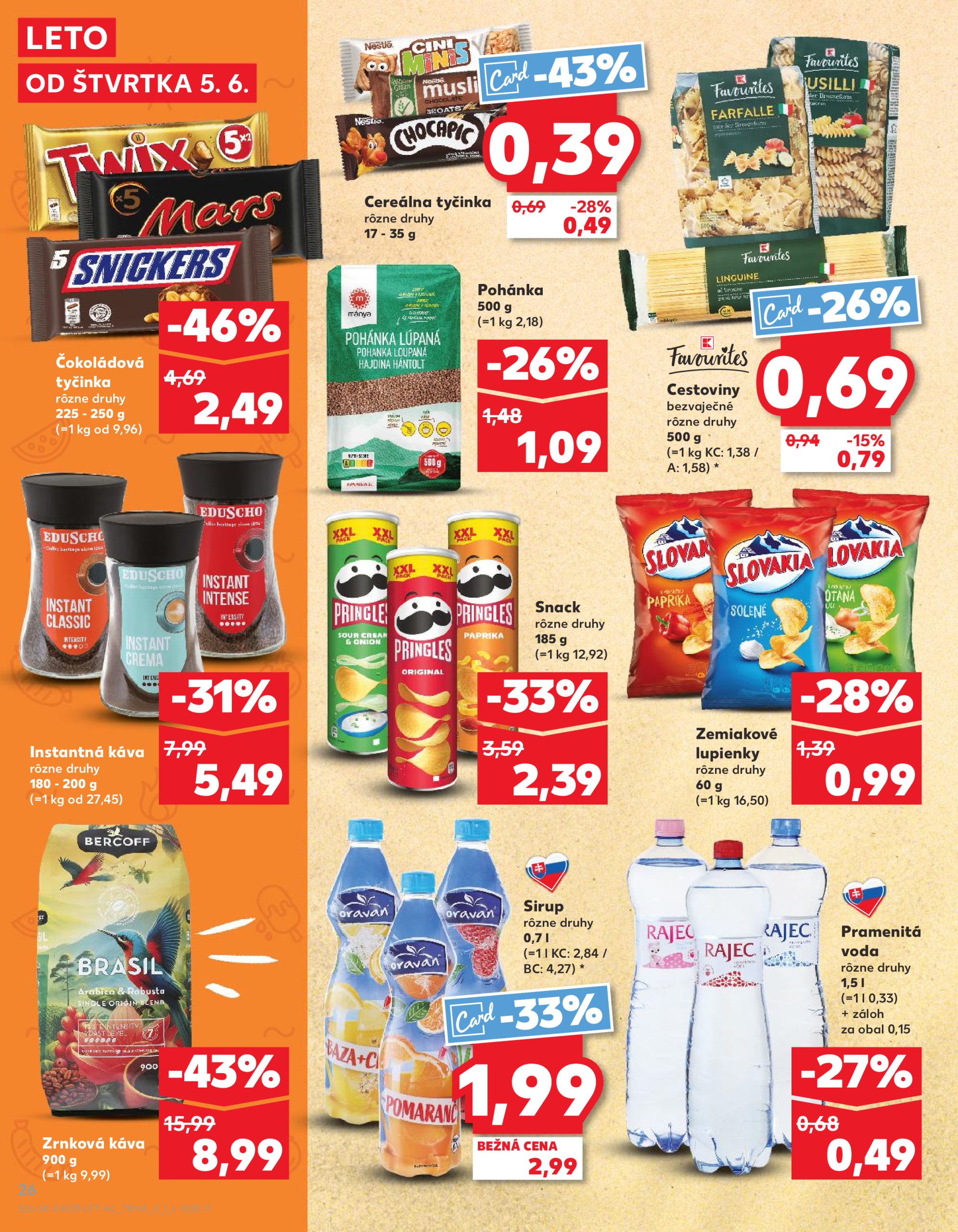 kaufland - Kaufland leták platný od 05.06. - 11.06. - page: 26 kaufland - Kaufland leták platný od 05.06. - 11.06. - page: 26