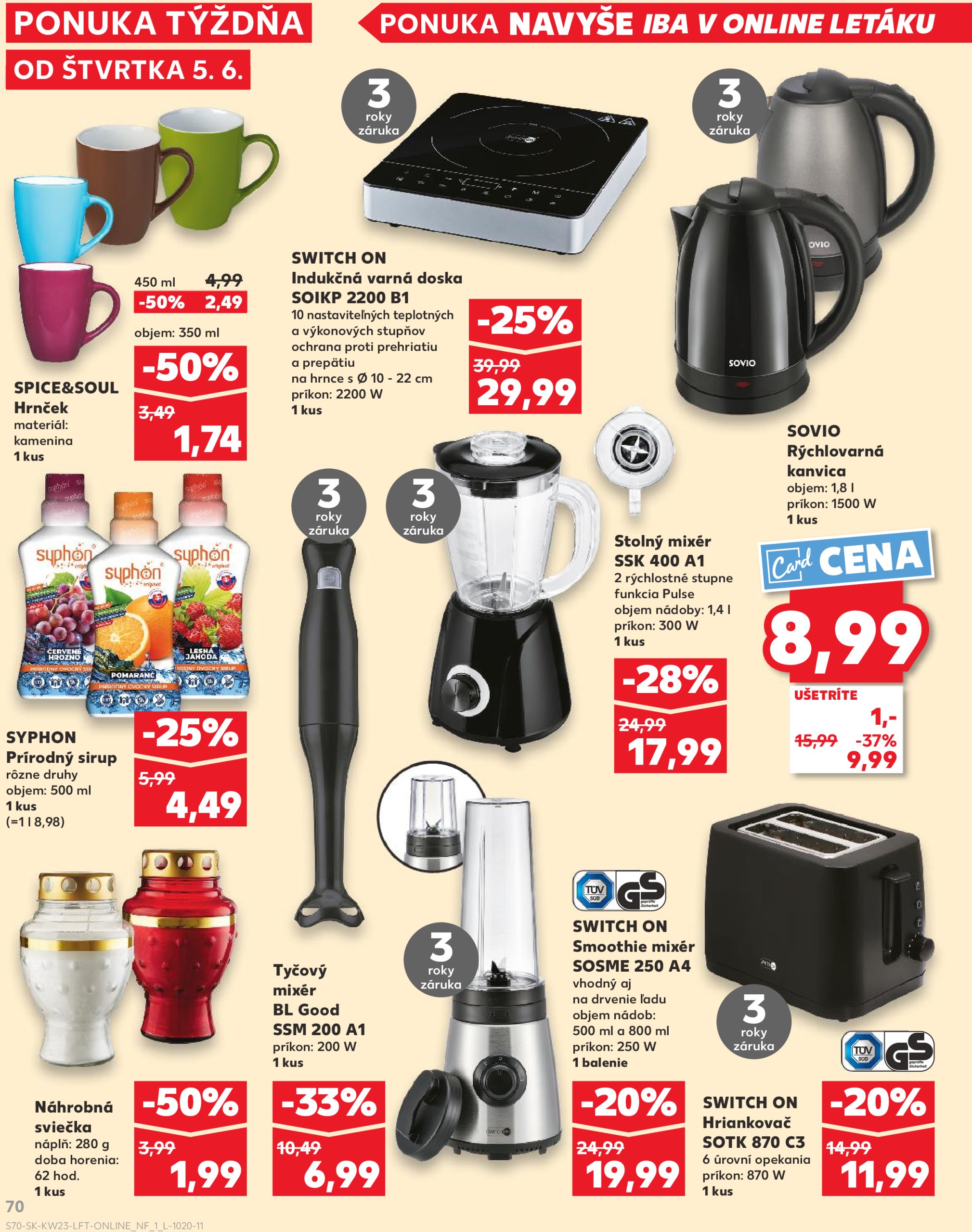 kaufland - Kaufland leták platný od 05.06. - 11.06. - page: 70 kaufland - Kaufland leták platný od 05.06. - 11.06. - page: 70