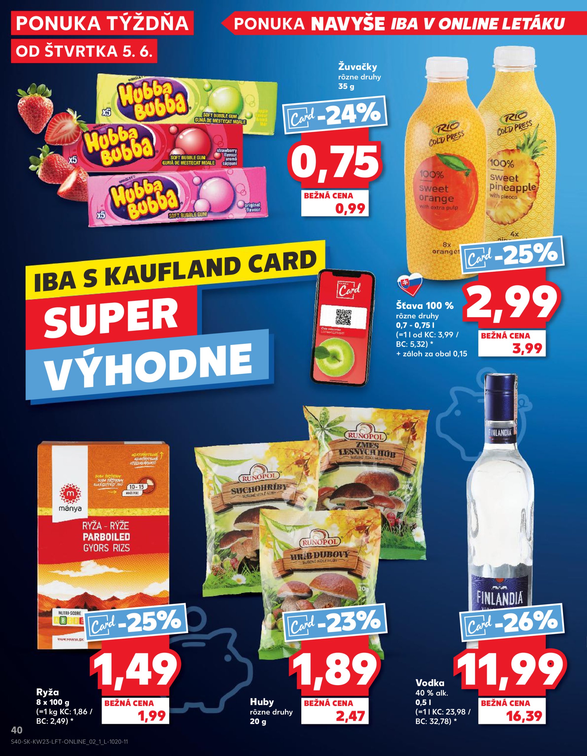 kaufland - Kaufland leták platný od 05.06. - 11.06. - page: 40 kaufland - Kaufland leták platný od 05.06. - 11.06. - page: 40