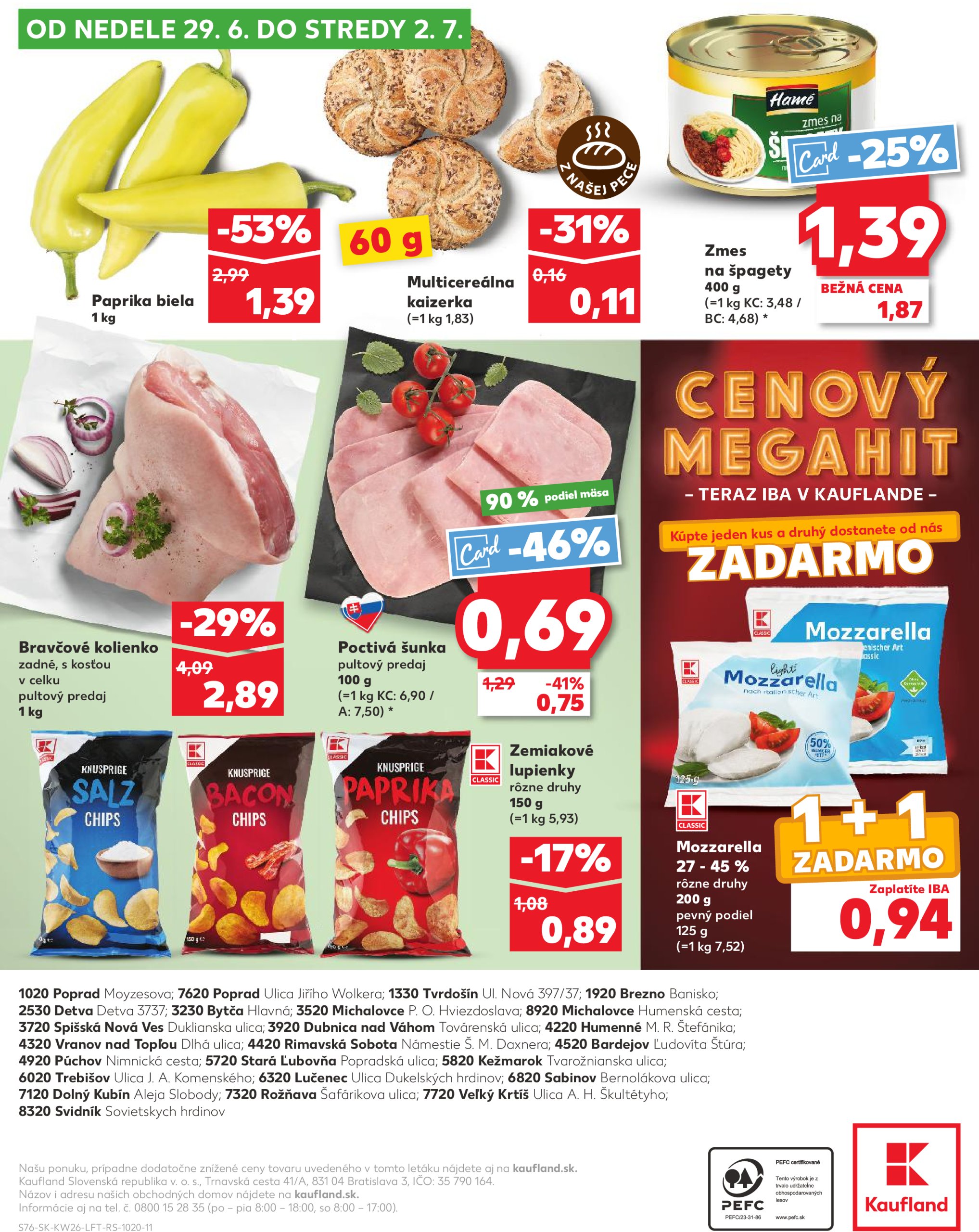 kaufland - Leták Kaufland platný od 26.06. do 02.07. - page: 76 kaufland - Leták Kaufland platný od 26.06. do 02.07. - page: 76