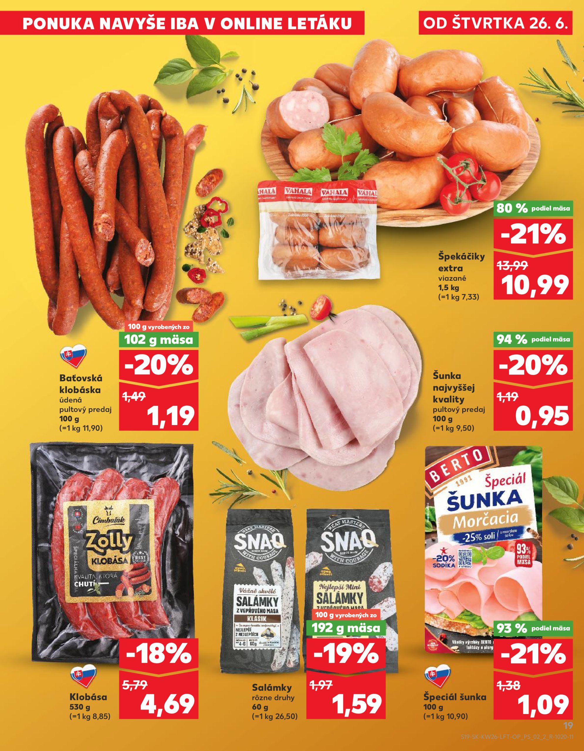 kaufland - Leták Kaufland platný od 26.06. do 02.07. - page: 19 kaufland - Leták Kaufland platný od 26.06. do 02.07. - page: 19