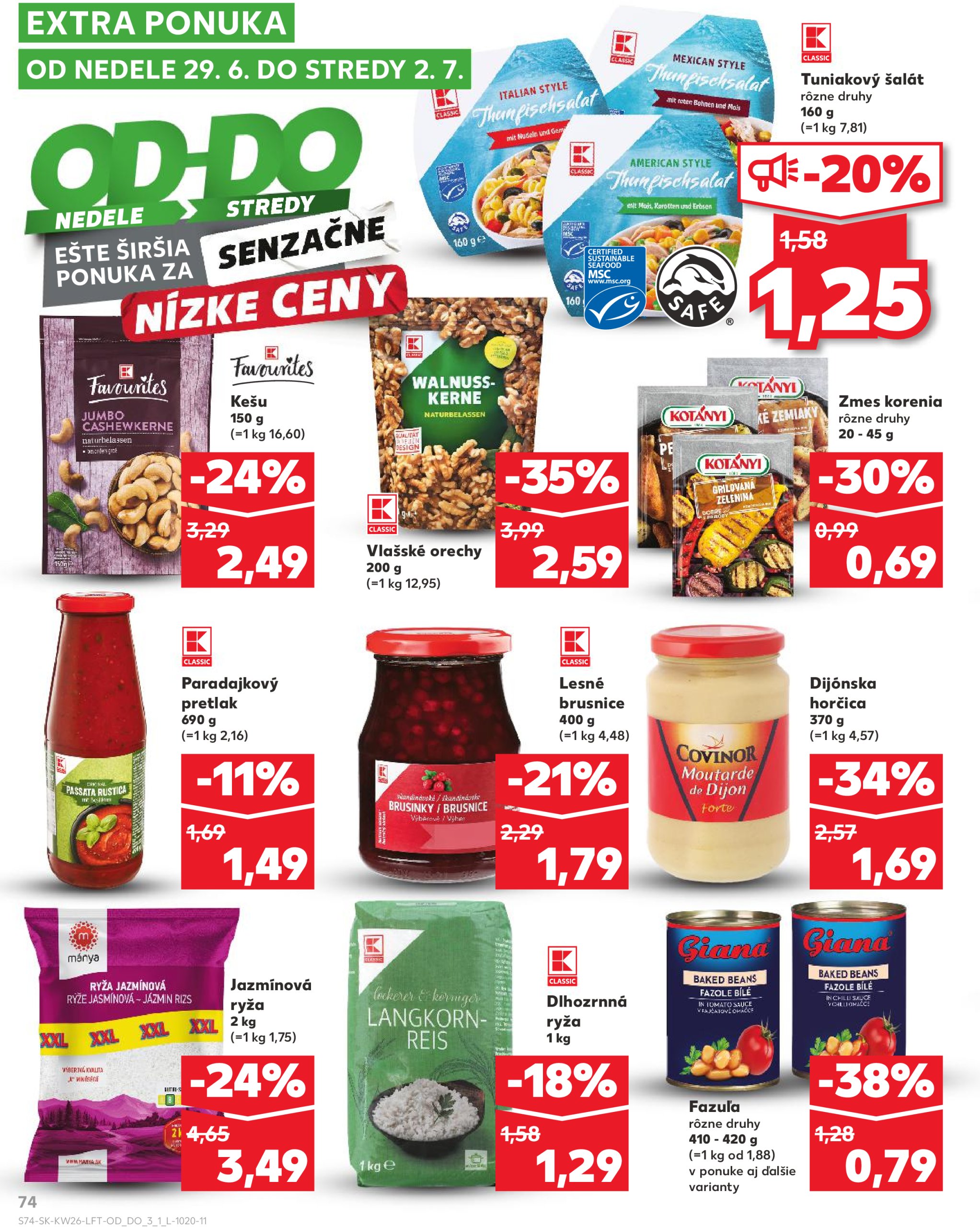 kaufland - Leták Kaufland platný od 26.06. do 02.07. - page: 74 kaufland - Leták Kaufland platný od 26.06. do 02.07. - page: 74
