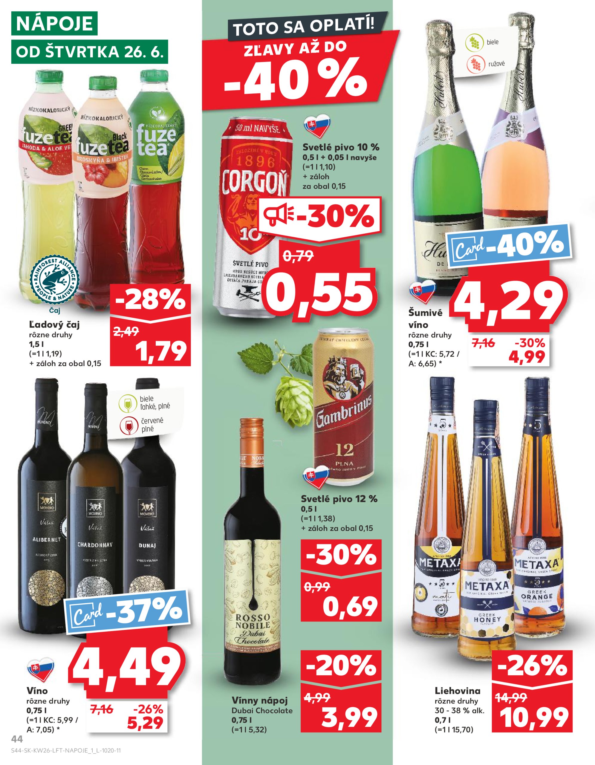kaufland - Leták Kaufland platný od 26.06. do 02.07. - page: 44 kaufland - Leták Kaufland platný od 26.06. do 02.07. - page: 44