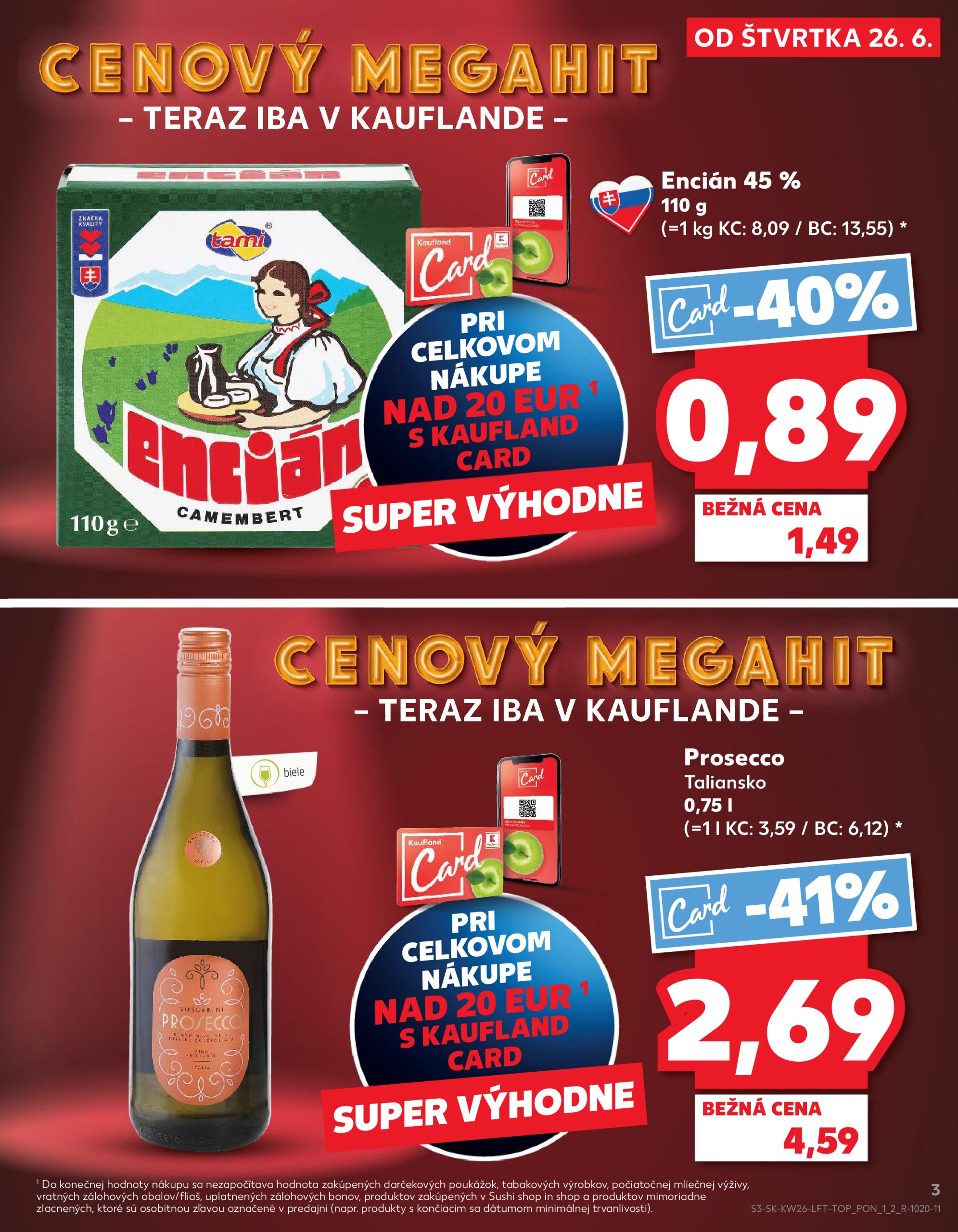 kaufland - Leták Kaufland platný od 26.06. do 02.07. - page: 3 kaufland - Leták Kaufland platný od 26.06. do 02.07. - page: 3