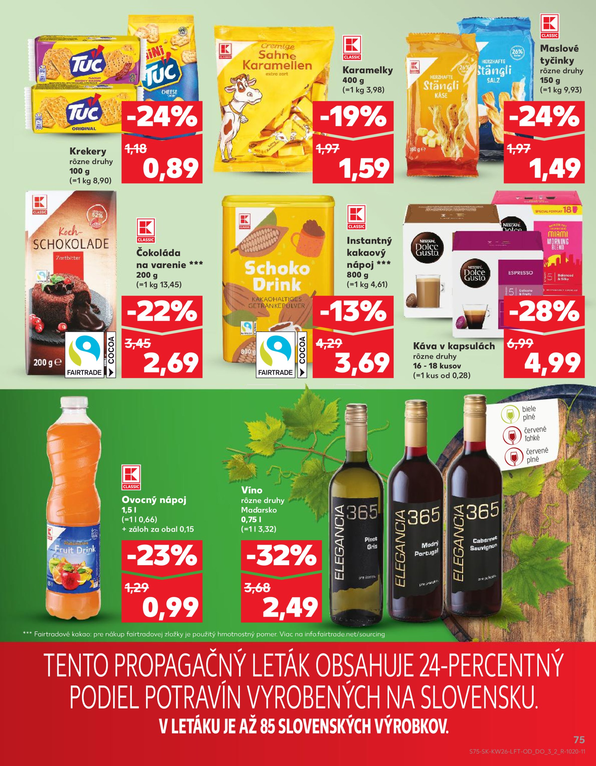 kaufland - Leták Kaufland platný od 26.06. do 02.07. - page: 75 kaufland - Leták Kaufland platný od 26.06. do 02.07. - page: 75