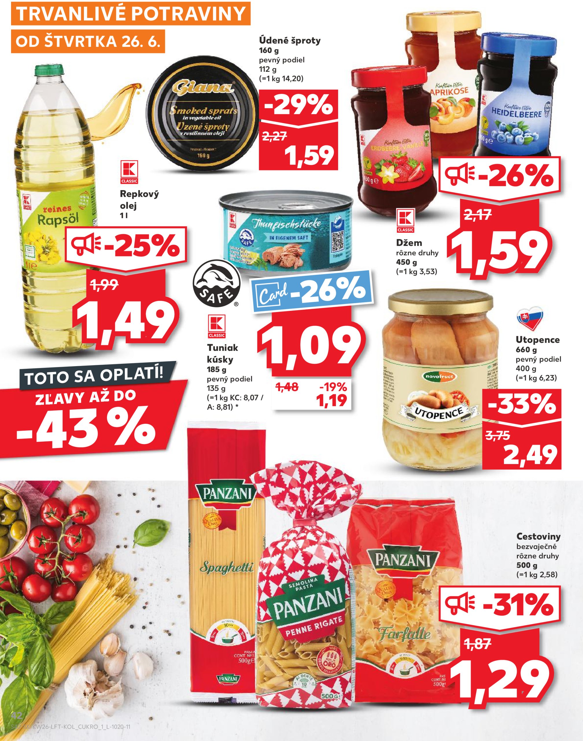 kaufland - Leták Kaufland platný od 26.06. do 02.07. - page: 42 kaufland - Leták Kaufland platný od 26.06. do 02.07. - page: 42