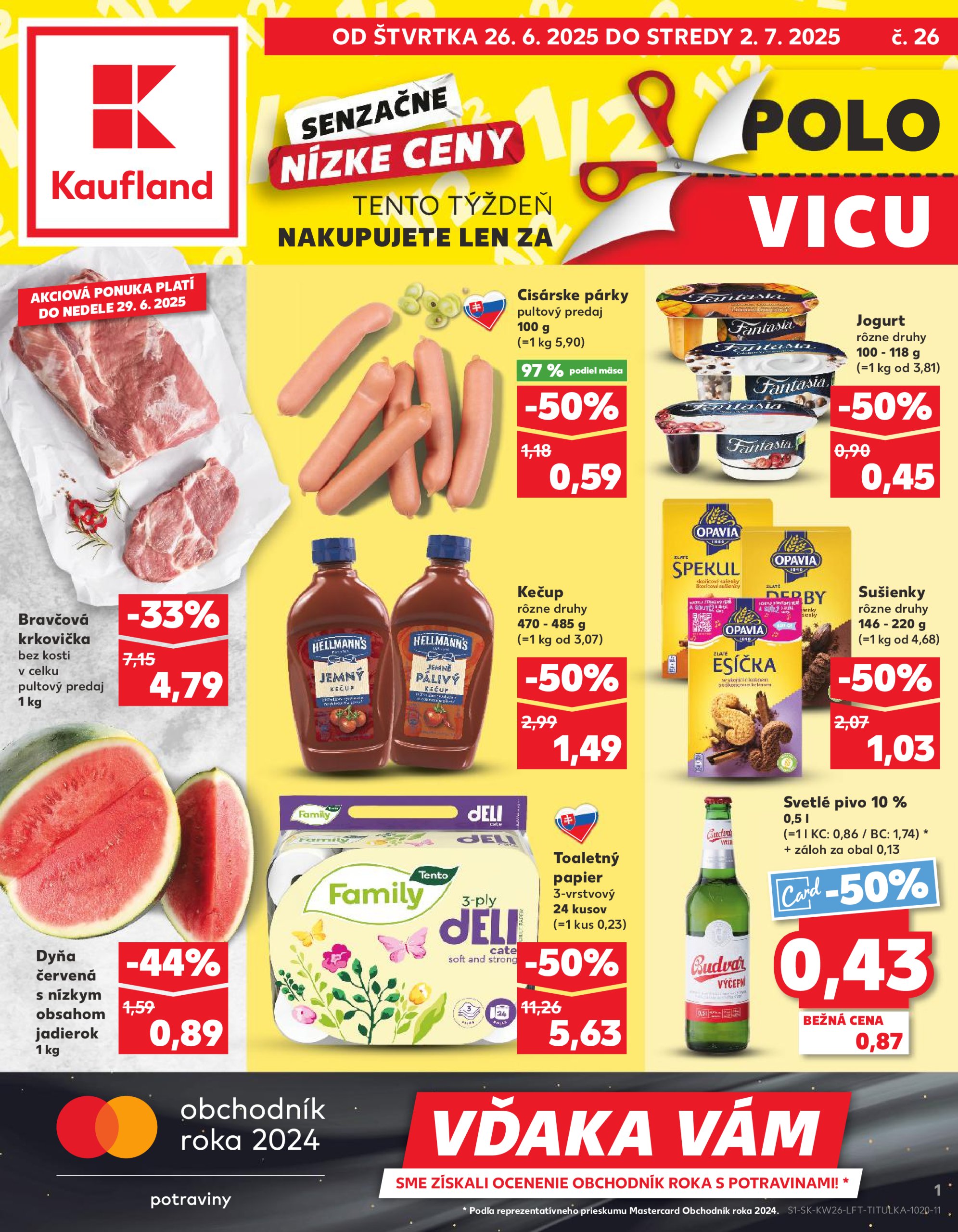 kaufland - Leták Kaufland platný od 26.06. do 02.07. - page: 1 kaufland - Leták Kaufland platný od 26.06. do 02.07. - page: 1