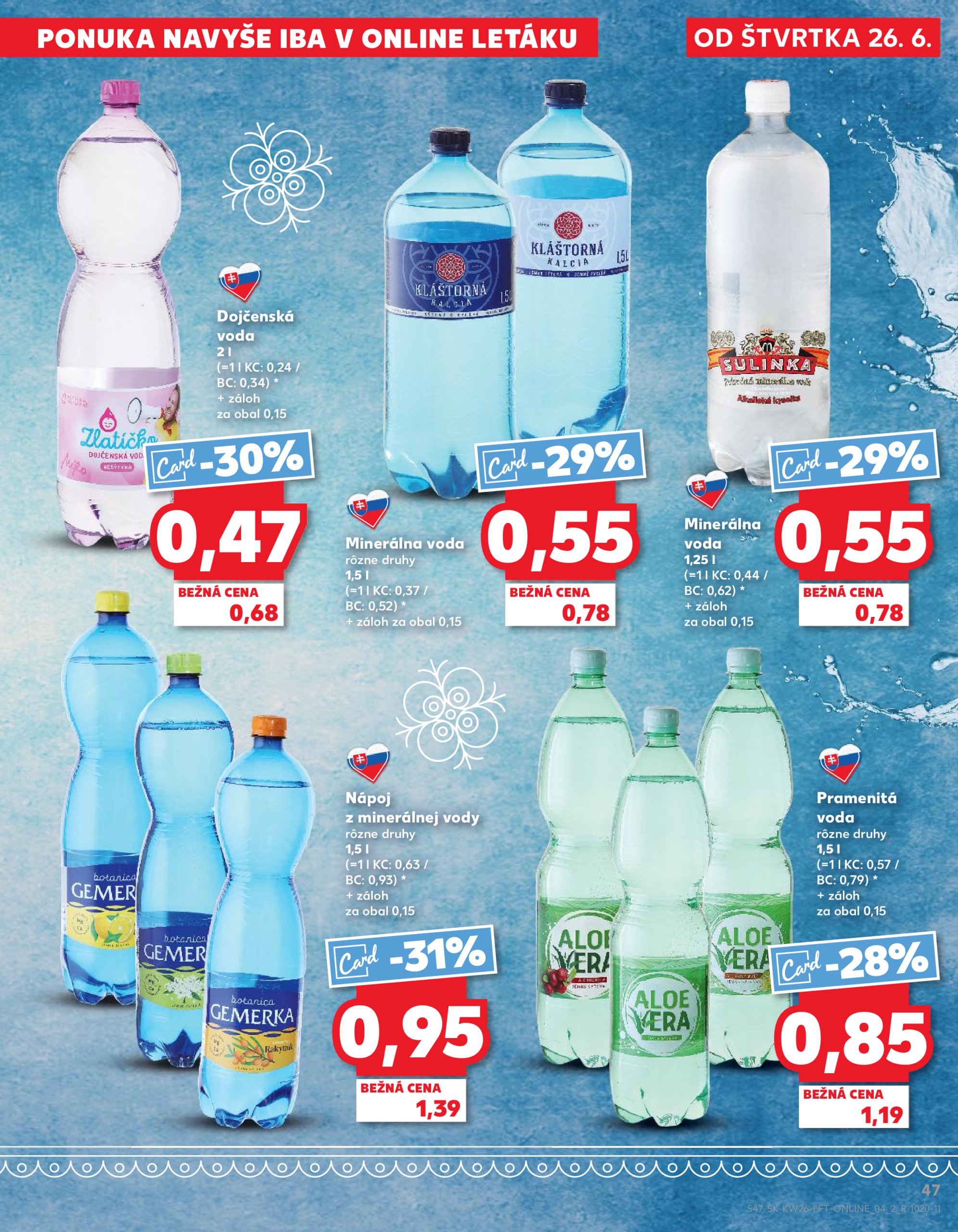 kaufland - Leták Kaufland platný od 26.06. do 02.07. - page: 47 kaufland - Leták Kaufland platný od 26.06. do 02.07. - page: 47
