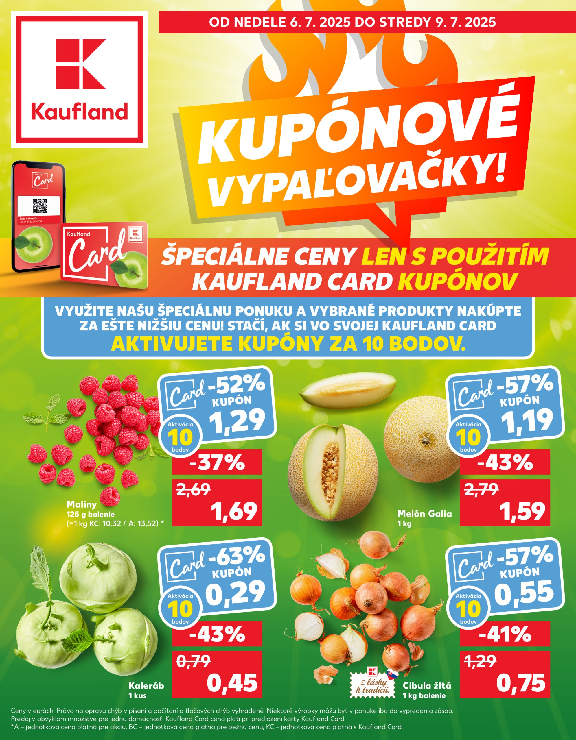 kaufland - Leták Kaufland - Kupónové vypaľovačky platný od 06.07. do 09.07. - page: 1