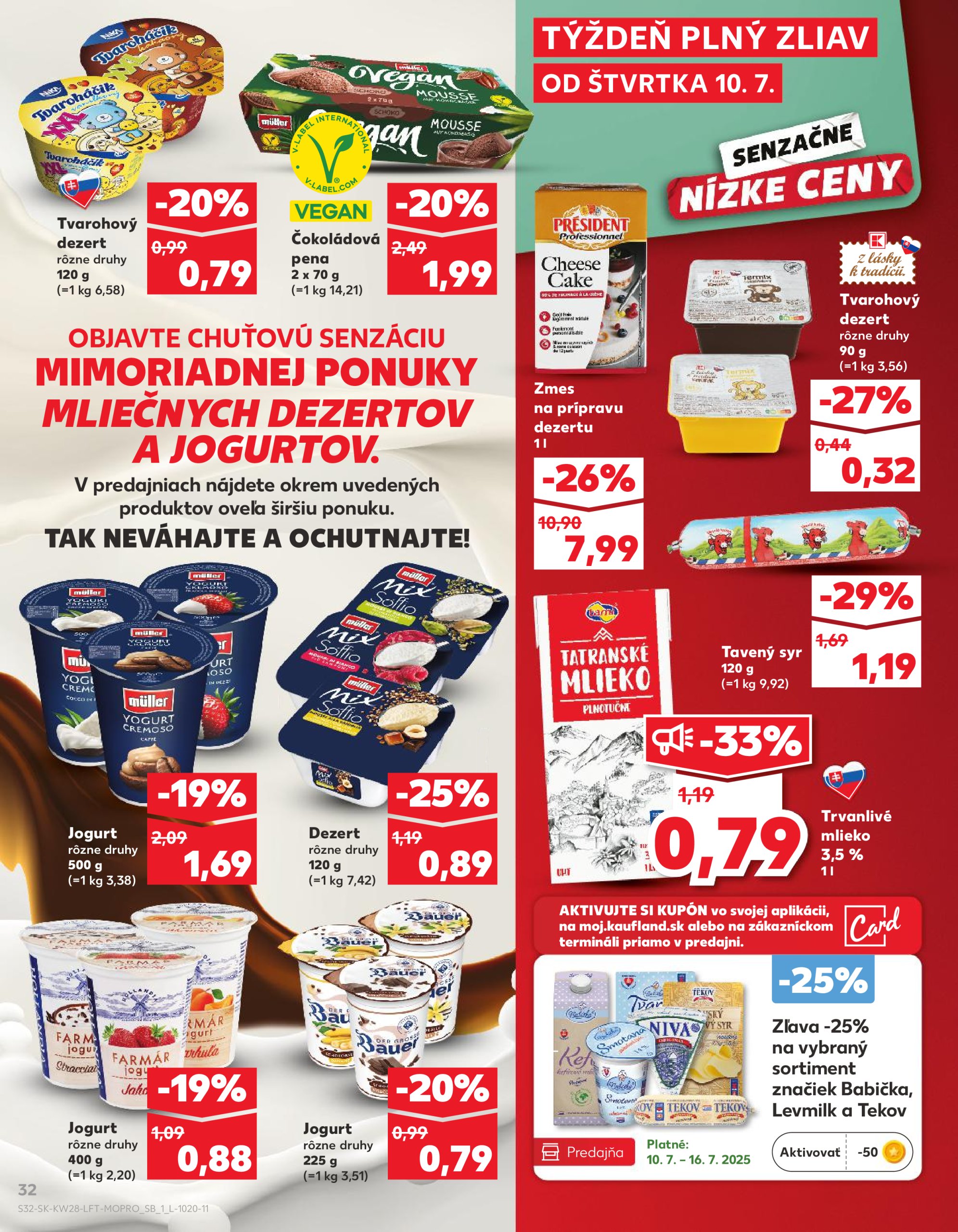 kaufland - Leták Kaufland platný od 10.07. do 16.07. - page: 32 kaufland - Leták Kaufland platný od 10.07. do 16.07. - page: 32
