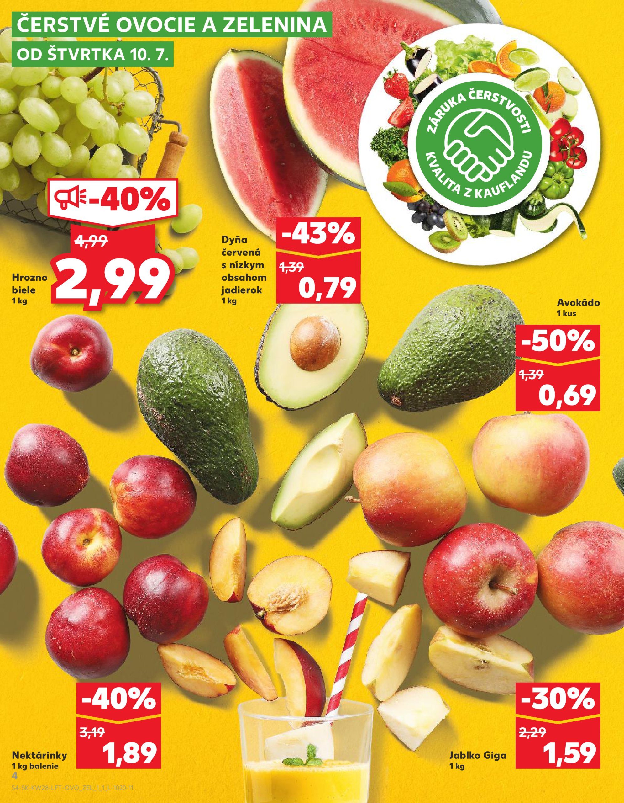 kaufland - Leták Kaufland platný od 10.07. do 16.07. - page: 4 kaufland - Leták Kaufland platný od 10.07. do 16.07. - page: 4