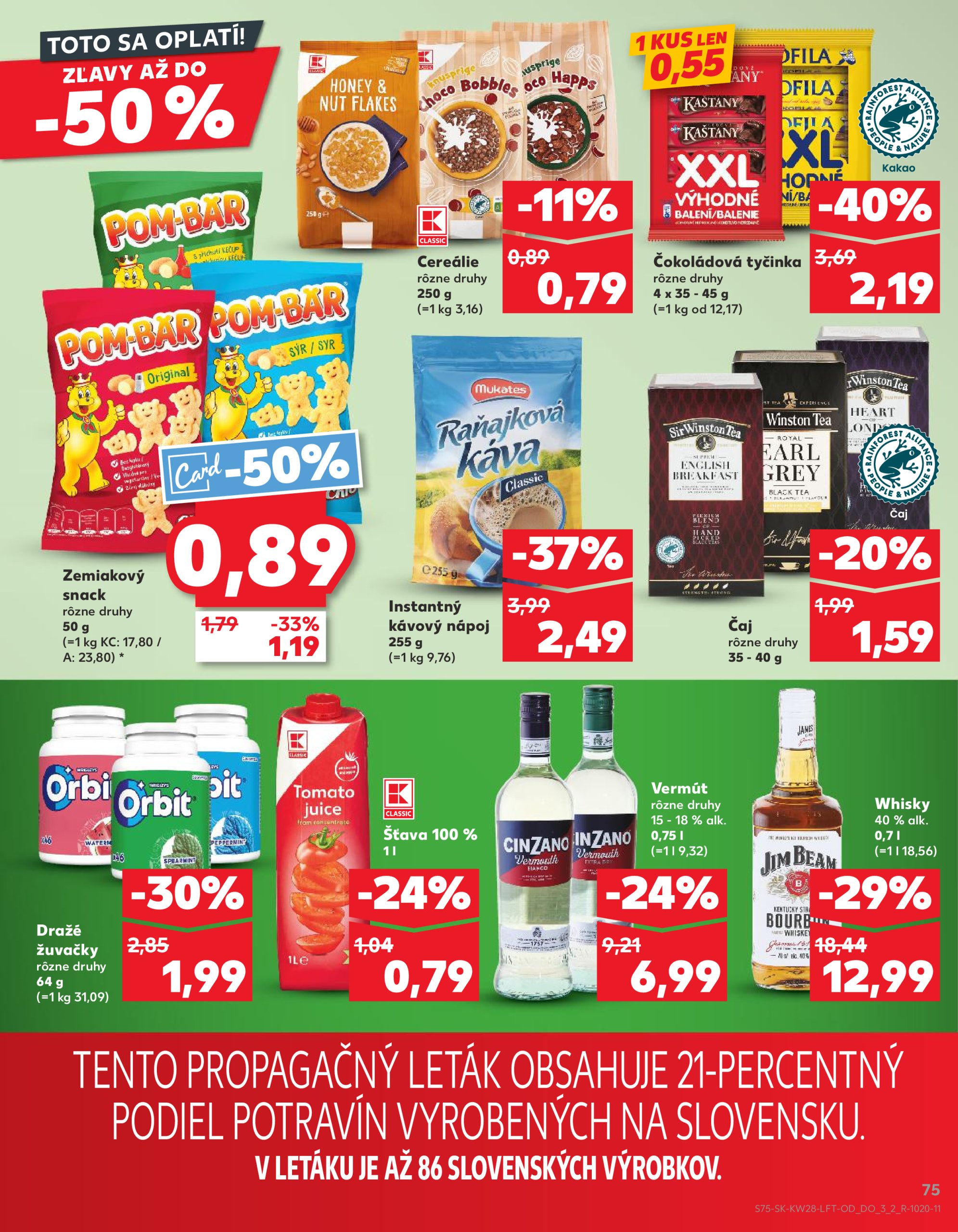 kaufland - Leták Kaufland platný od 10.07. do 16.07. - page: 75 kaufland - Leták Kaufland platný od 10.07. do 16.07. - page: 75