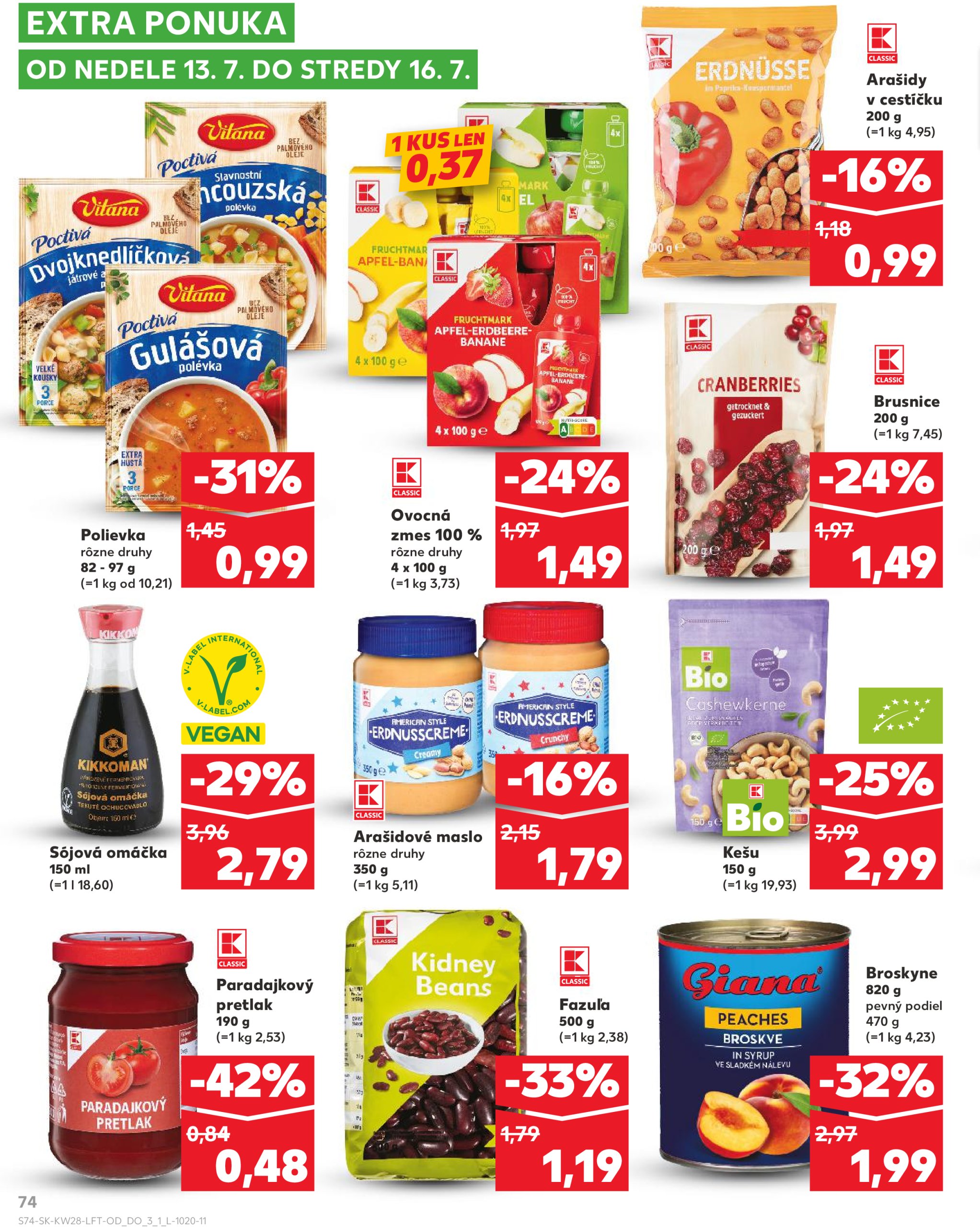kaufland - Leták Kaufland platný od 10.07. do 16.07. - page: 74 kaufland - Leták Kaufland platný od 10.07. do 16.07. - page: 74