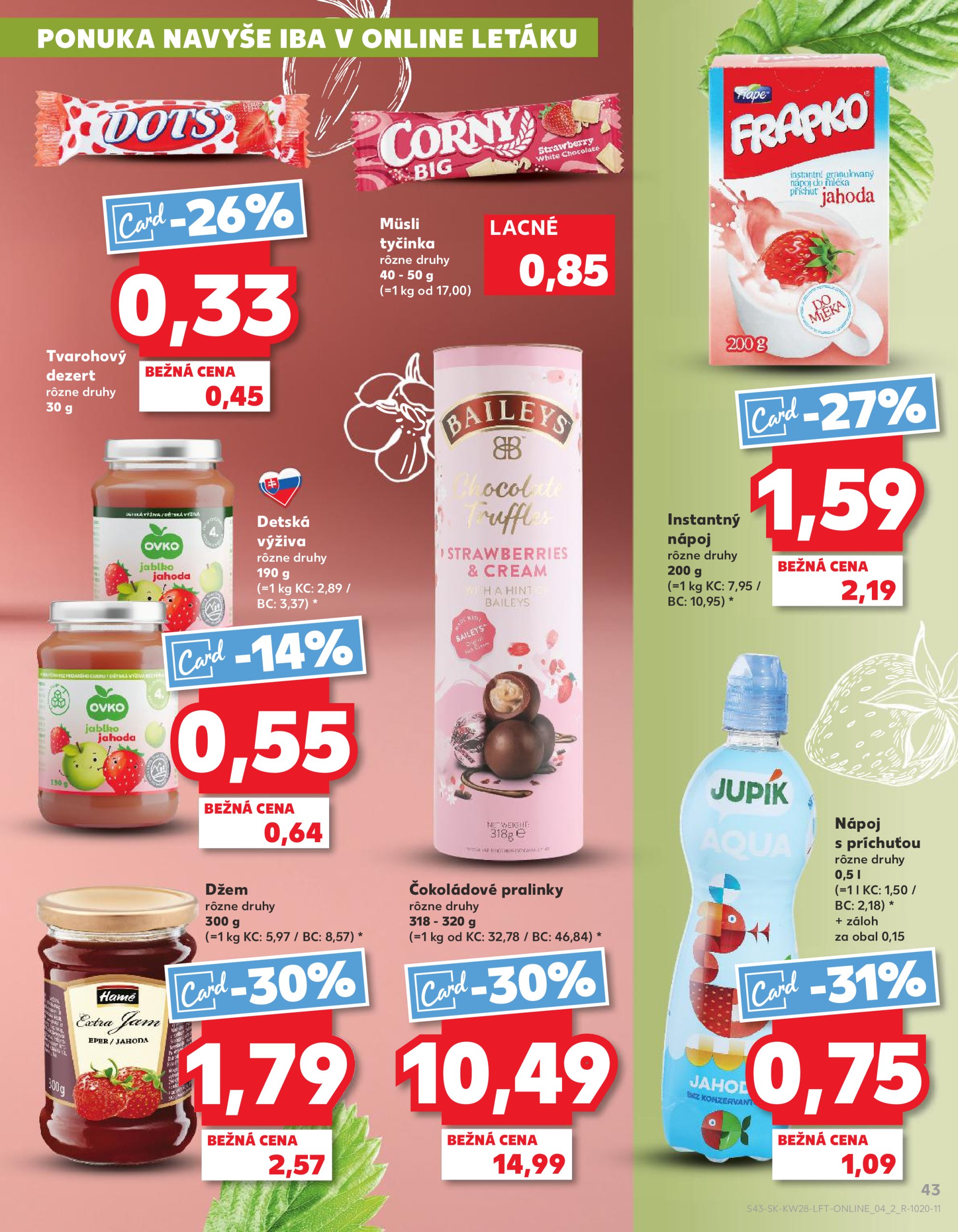 kaufland - Leták Kaufland platný od 10.07. do 16.07. - page: 43 kaufland - Leták Kaufland platný od 10.07. do 16.07. - page: 43