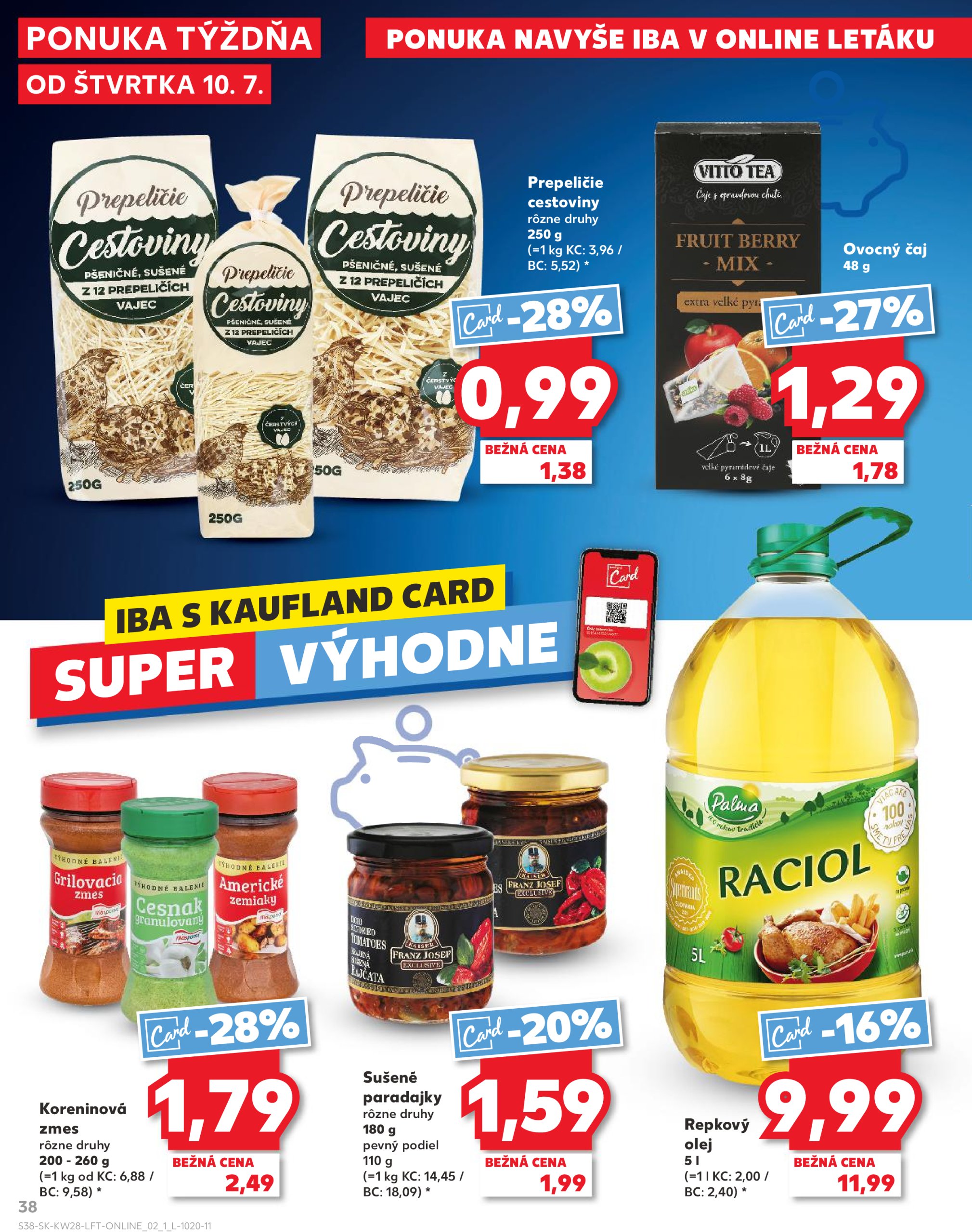 kaufland - Leták Kaufland platný od 10.07. do 16.07. - page: 38 kaufland - Leták Kaufland platný od 10.07. do 16.07. - page: 38