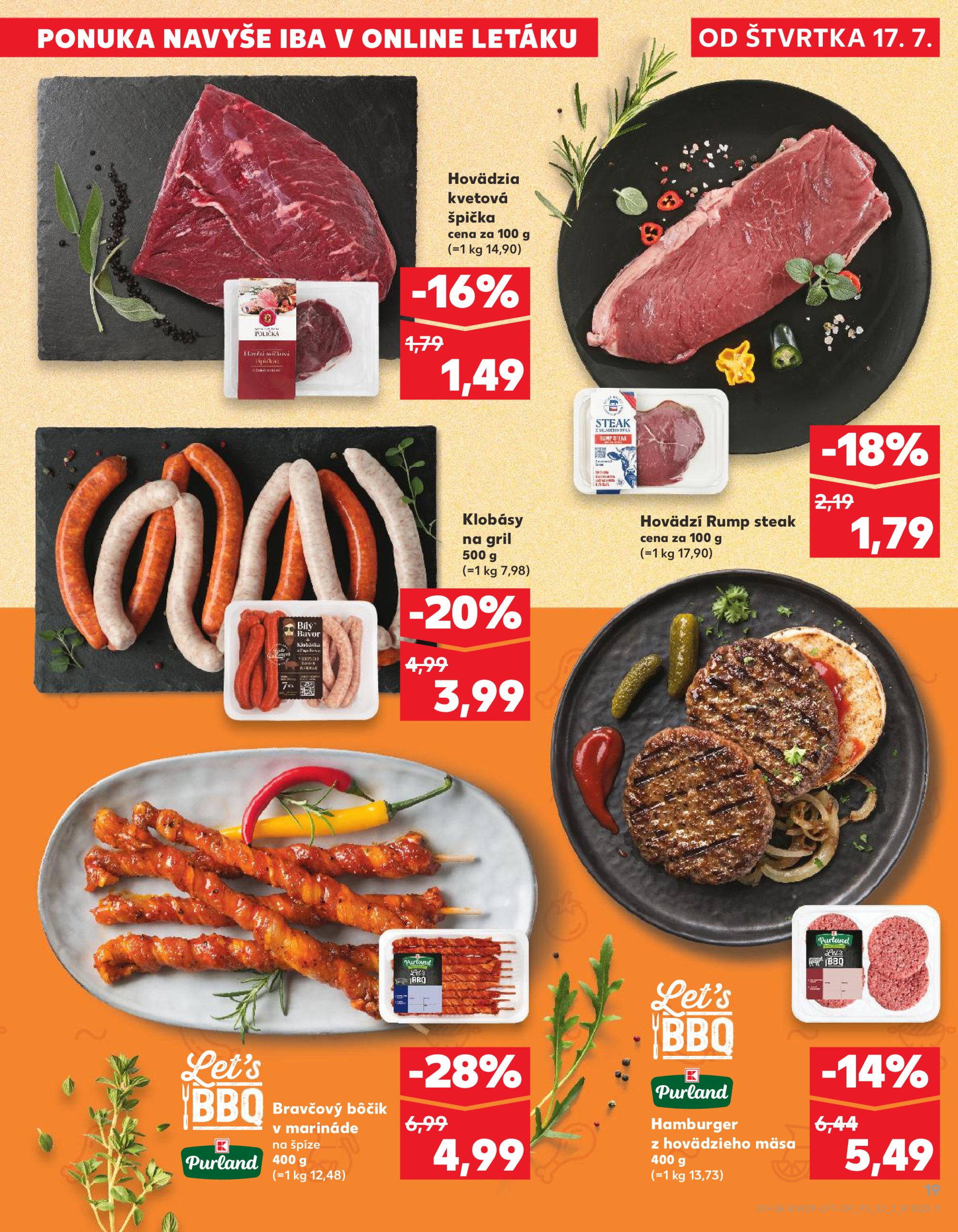 kaufland - Leták Kaufland platný od 17.07. do 23.07. - page: 19 kaufland - Leták Kaufland platný od 17.07. do 23.07. - page: 19