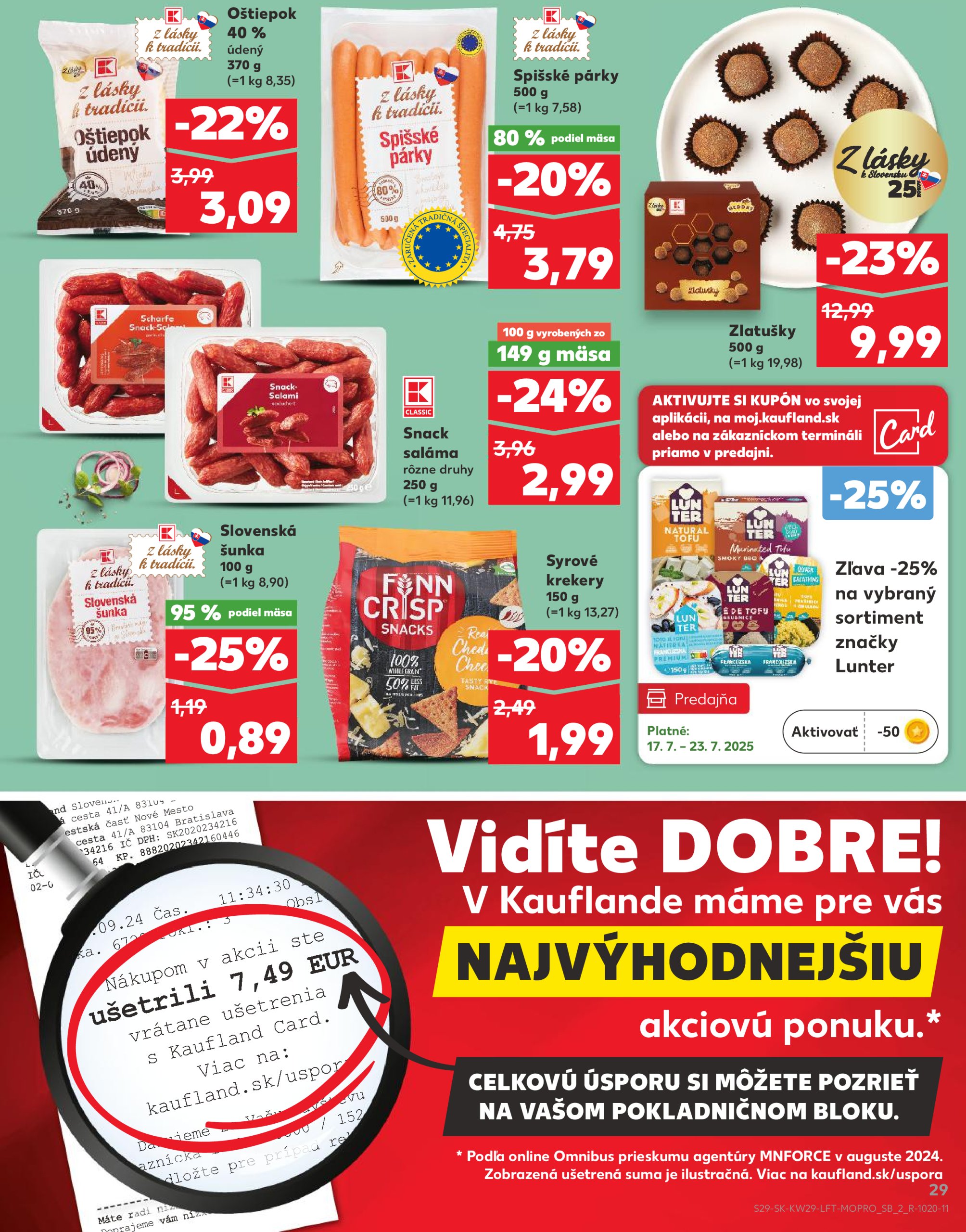 kaufland - Leták Kaufland platný od 17.07. do 23.07. - page: 29 kaufland - Leták Kaufland platný od 17.07. do 23.07. - page: 29