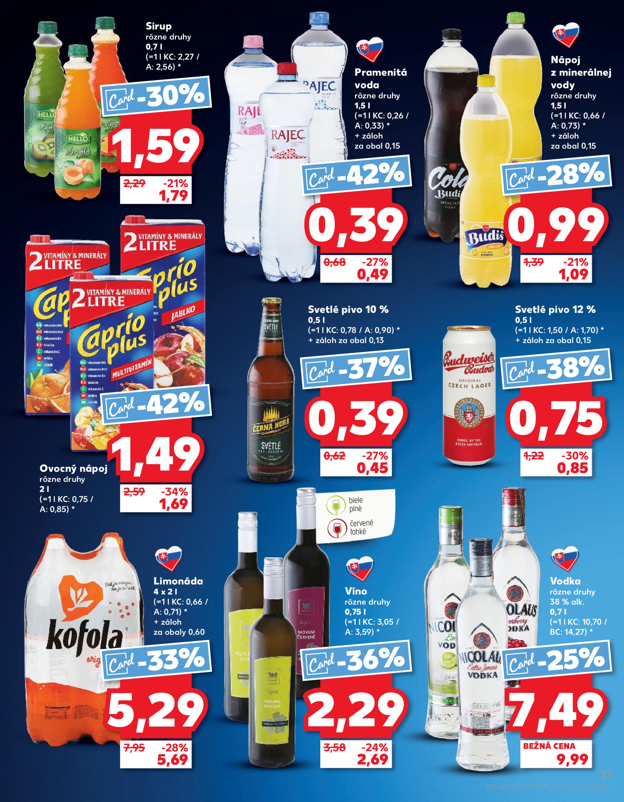 kaufland - Leták Kaufland platný od 17.07. do 23.07. - page: 27 kaufland - Leták Kaufland platný od 17.07. do 23.07. - page: 27