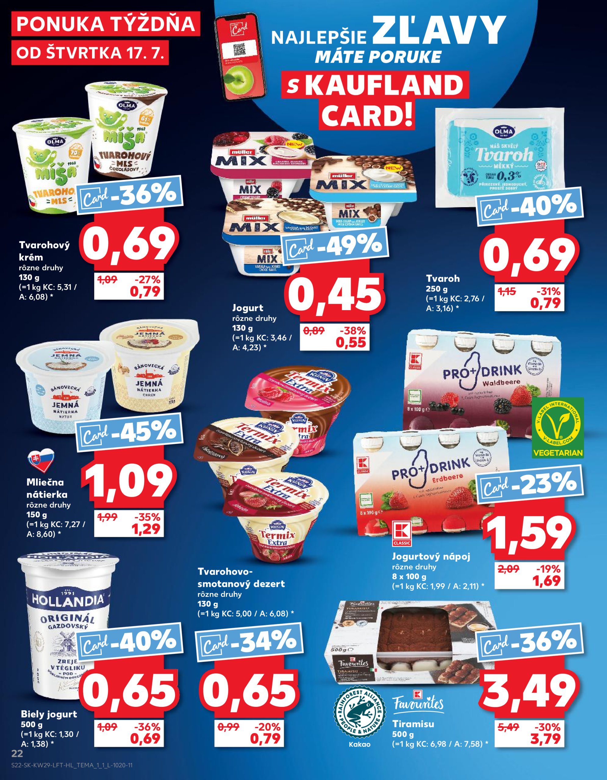 kaufland - Leták Kaufland platný od 17.07. do 23.07. - page: 22 kaufland - Leták Kaufland platný od 17.07. do 23.07. - page: 22