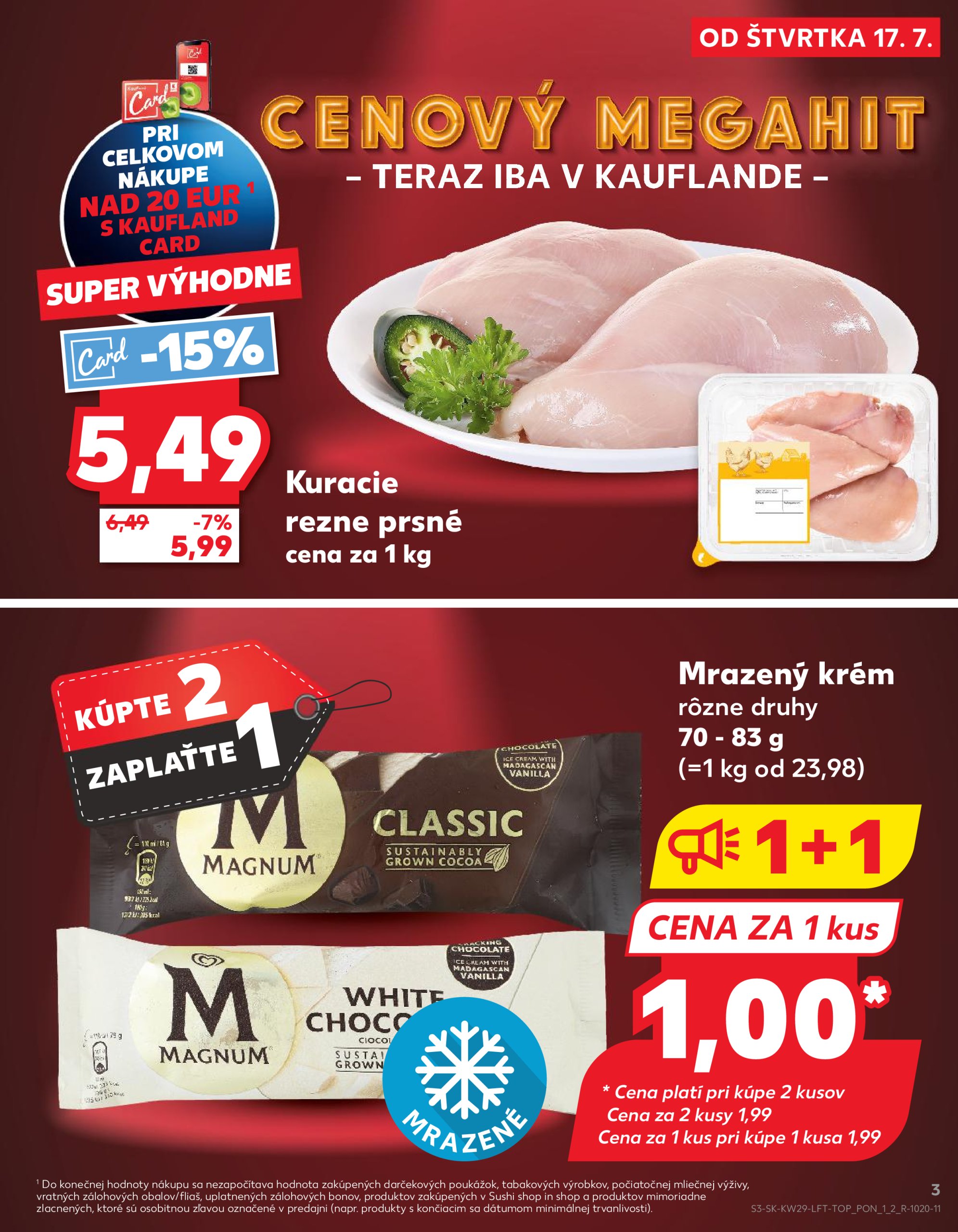 kaufland - Leták Kaufland platný od 17.07. do 23.07. - page: 3 kaufland - Leták Kaufland platný od 17.07. do 23.07. - page: 3
