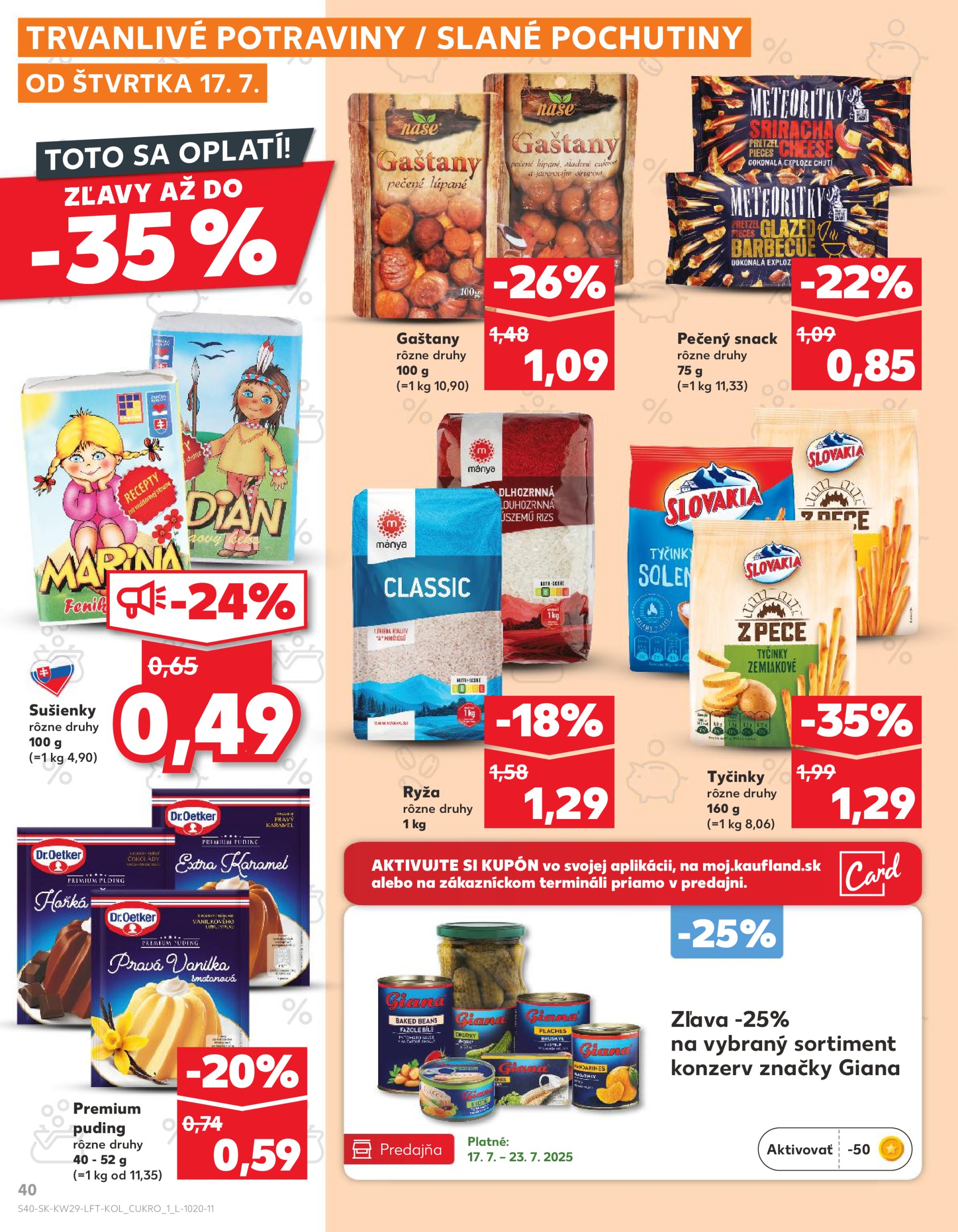 kaufland - Leták Kaufland platný od 17.07. do 23.07. - page: 40 kaufland - Leták Kaufland platný od 17.07. do 23.07. - page: 40