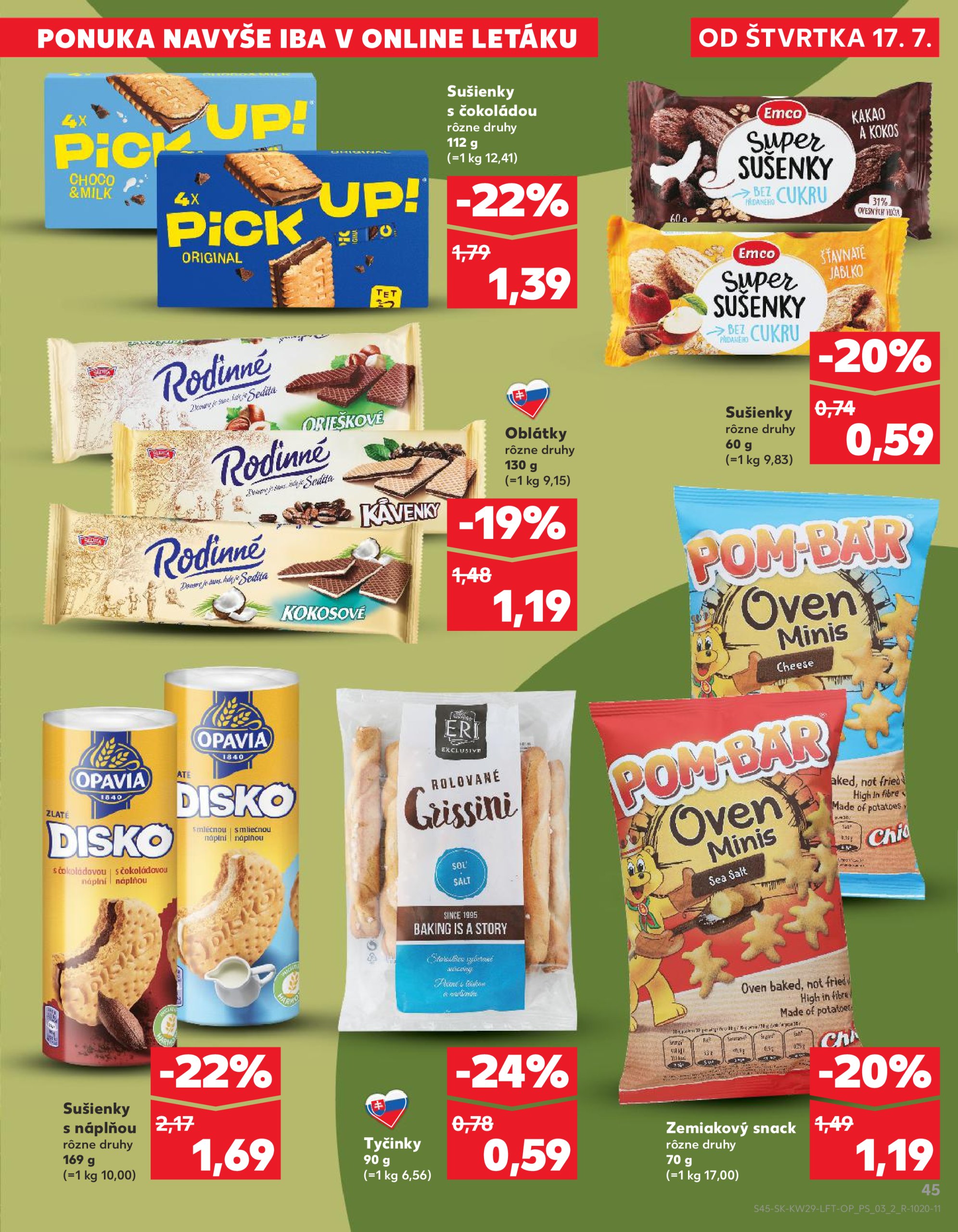 kaufland - Leták Kaufland platný od 17.07. do 23.07. - page: 45 kaufland - Leták Kaufland platný od 17.07. do 23.07. - page: 45