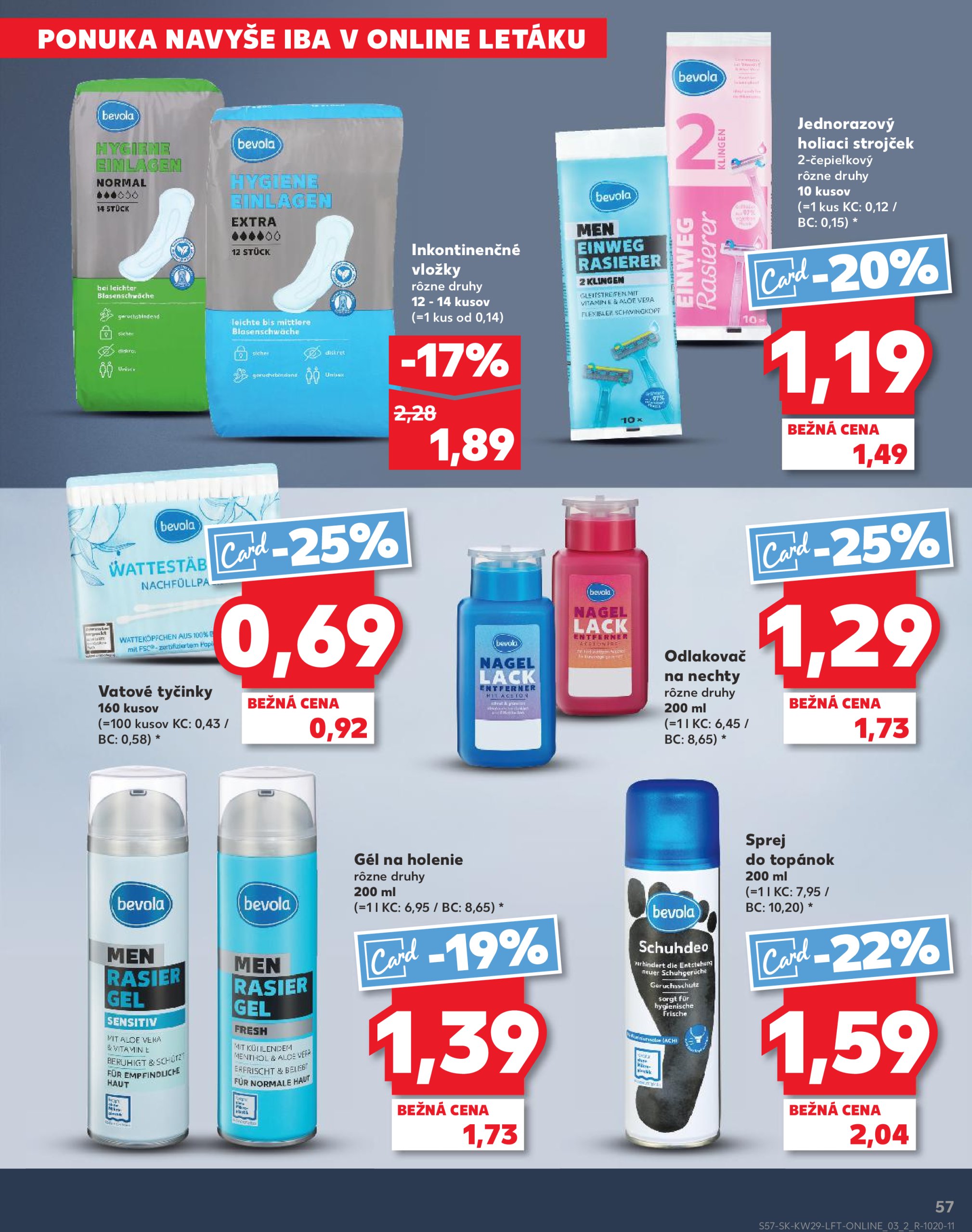 kaufland - Leták Kaufland platný od 17.07. do 23.07. - page: 57 kaufland - Leták Kaufland platný od 17.07. do 23.07. - page: 57