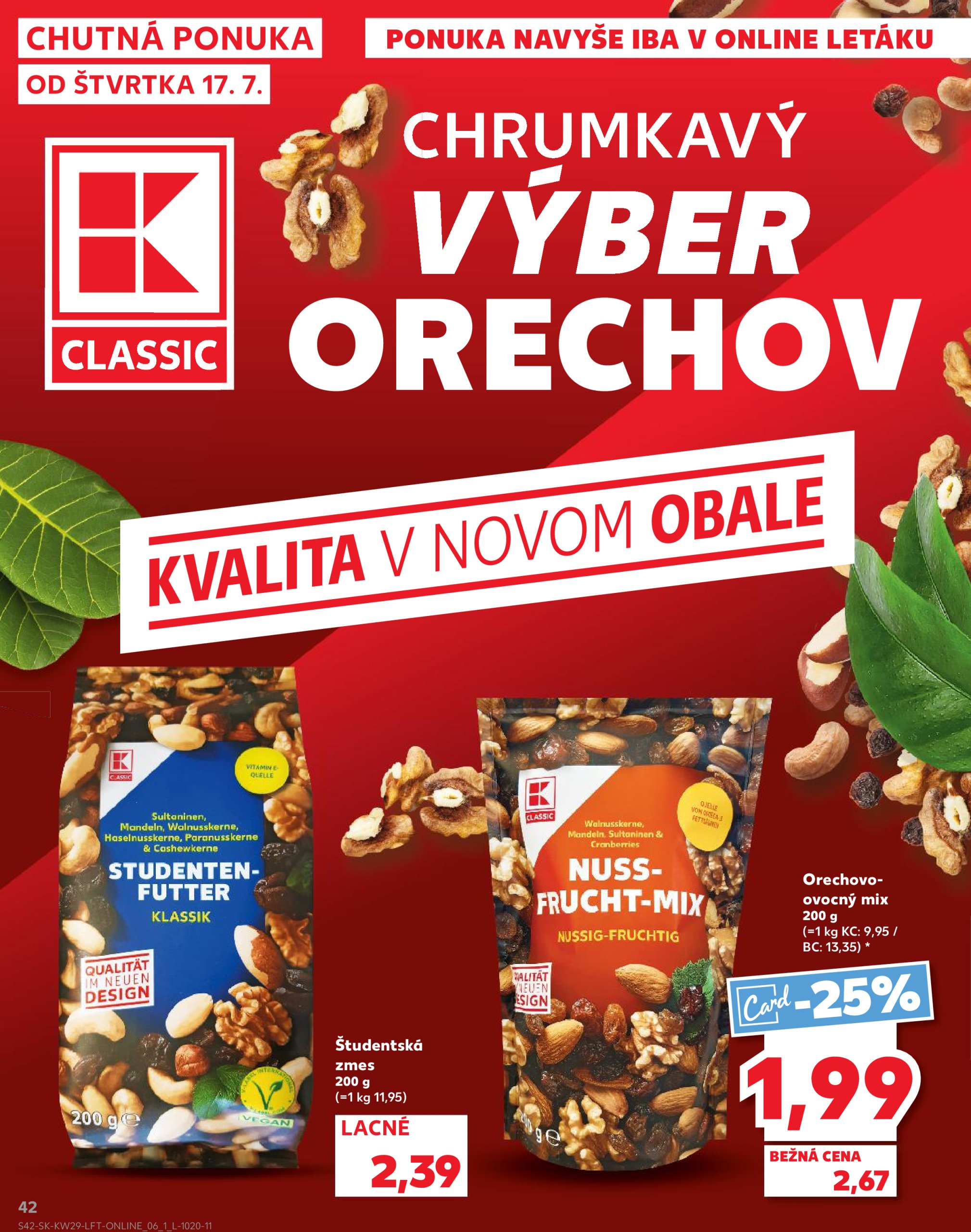 kaufland - Leták Kaufland platný od 17.07. do 23.07. - page: 42 kaufland - Leták Kaufland platný od 17.07. do 23.07. - page: 42