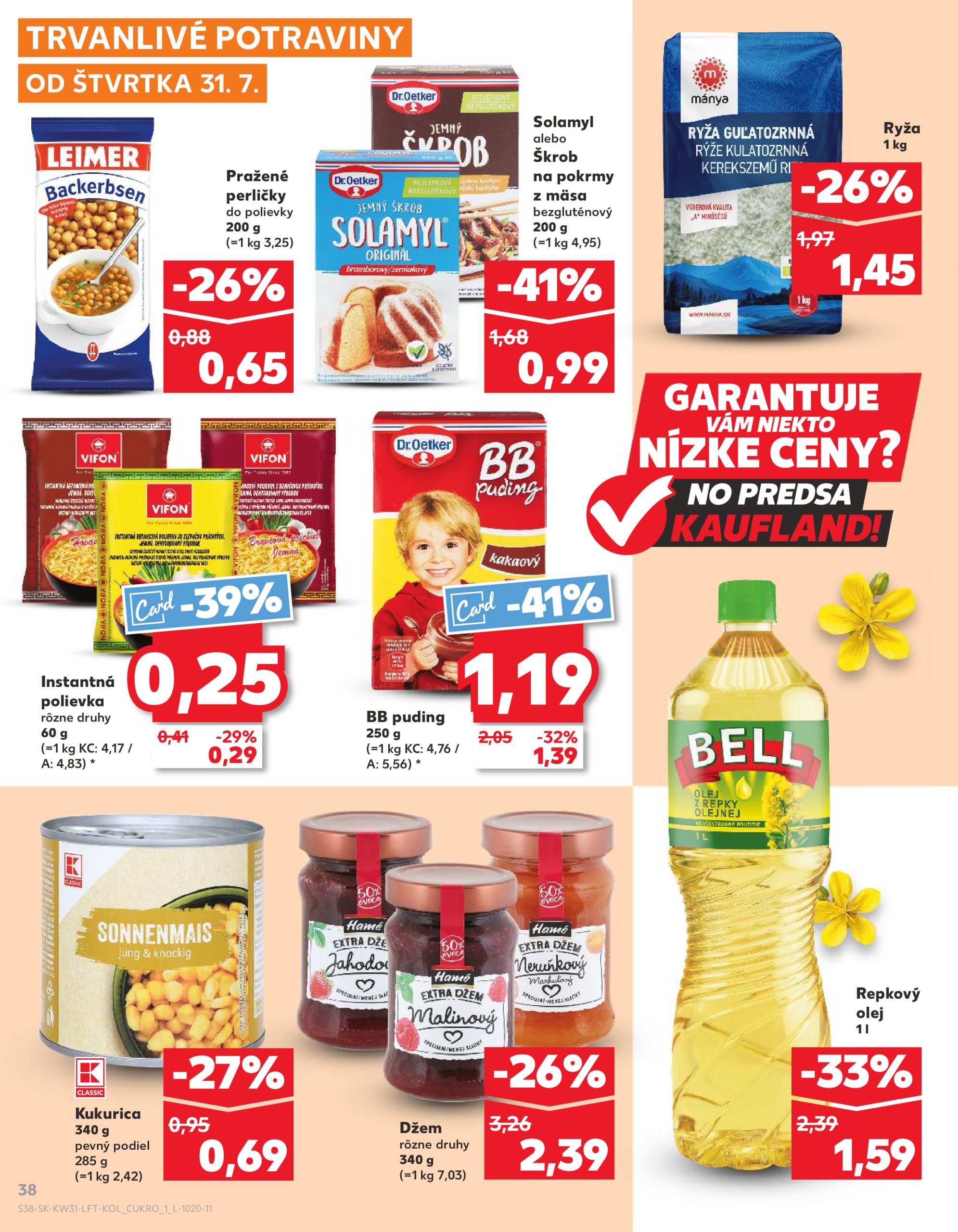 kaufland - Leták Kaufland platný od 31.07. do 06.08. - page: 38 kaufland - Leták Kaufland platný od 31.07. do 06.08. - page: 38