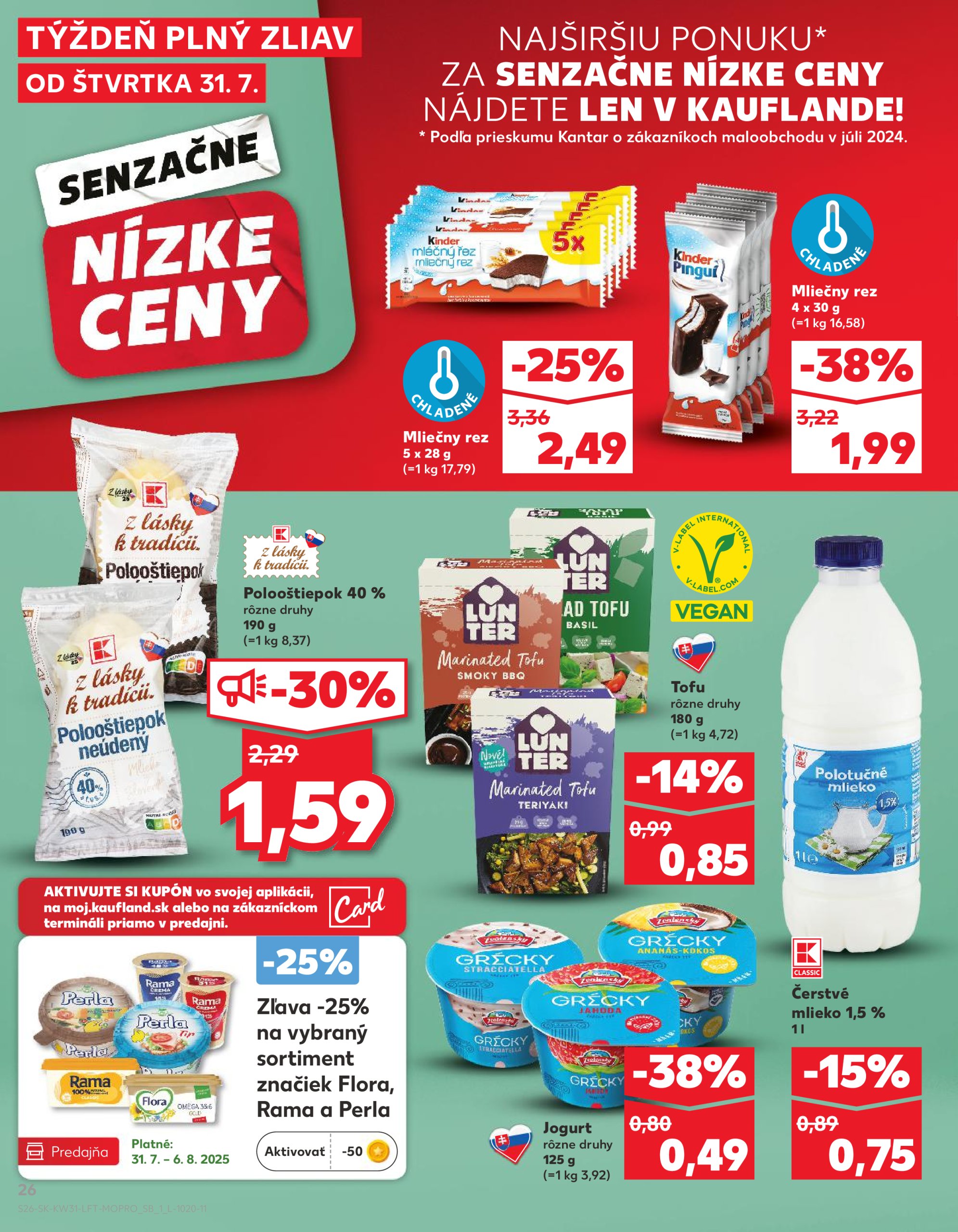 kaufland - Leták Kaufland platný od 31.07. do 06.08. - page: 26 kaufland - Leták Kaufland platný od 31.07. do 06.08. - page: 26