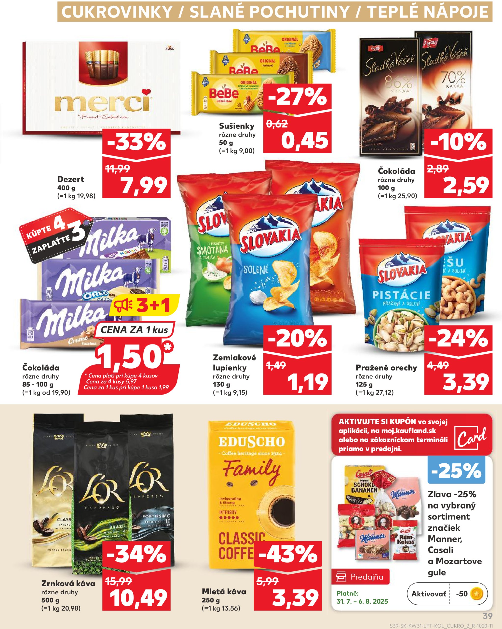 kaufland - Leták Kaufland platný od 31.07. do 06.08. - page: 39 kaufland - Leták Kaufland platný od 31.07. do 06.08. - page: 39