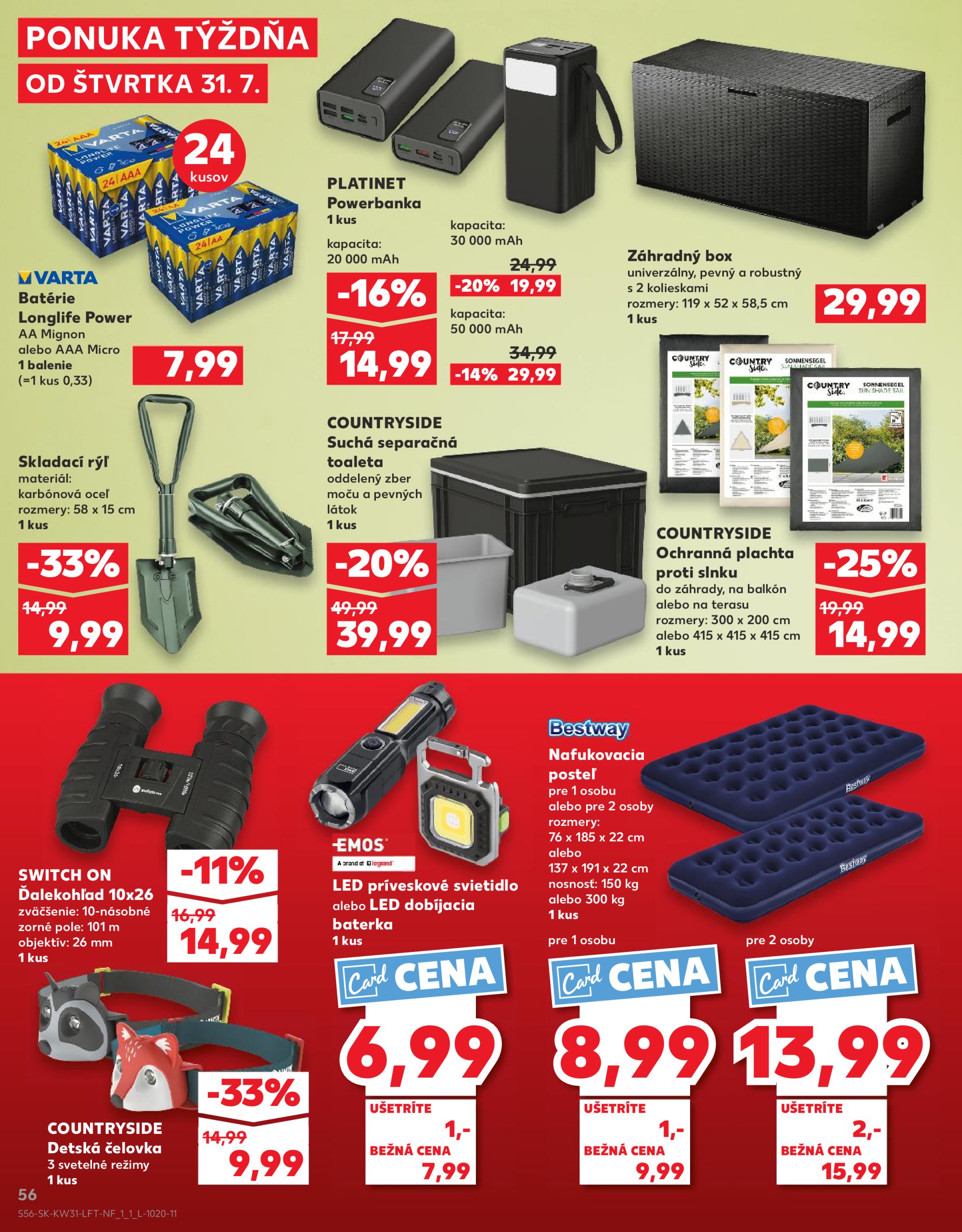 kaufland - Leták Kaufland platný od 31.07. do 06.08. - page: 56 kaufland - Leták Kaufland platný od 31.07. do 06.08. - page: 56