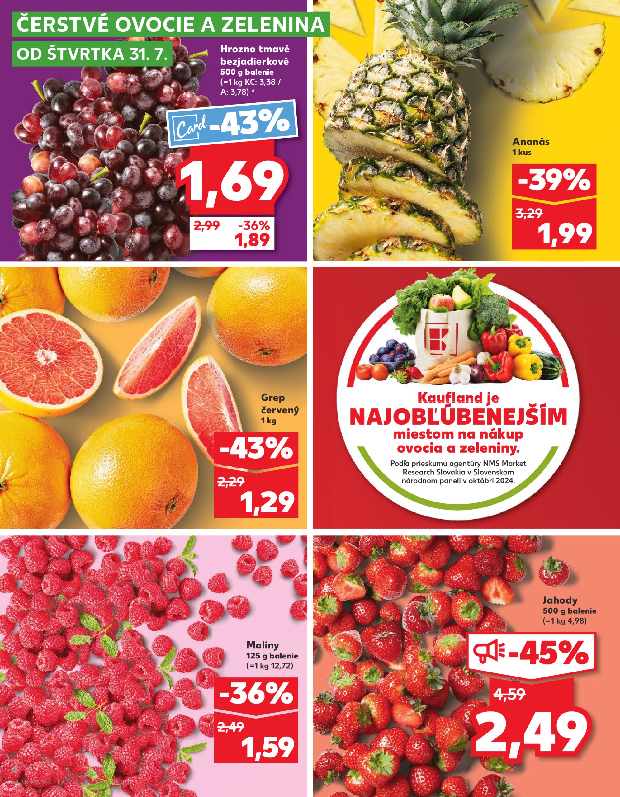 kaufland - Leták Kaufland platný od 31.07. do 06.08. - page: 4 kaufland - Leták Kaufland platný od 31.07. do 06.08. - page: 4